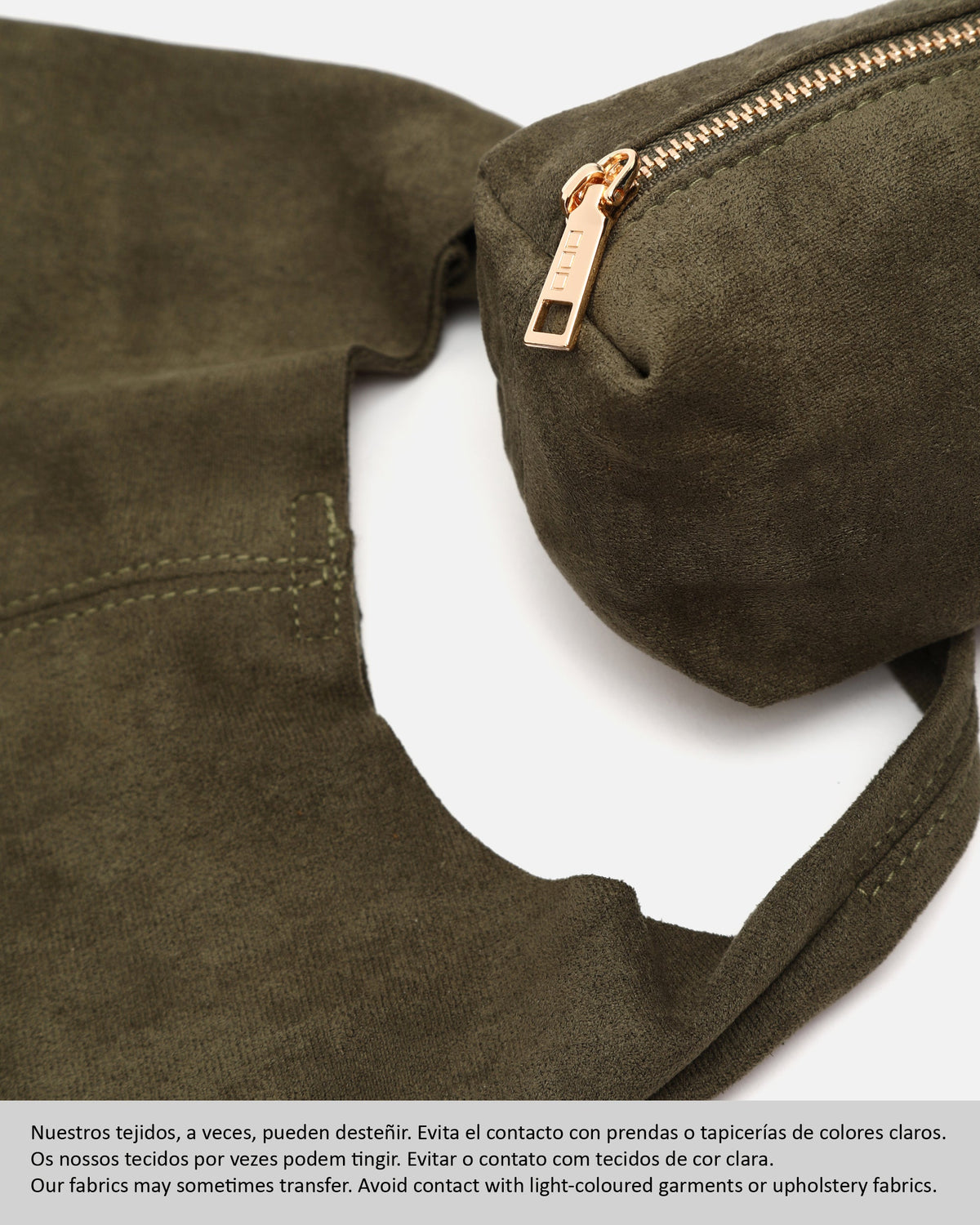 Pologito-1 Bolso Hobo de Mano Mini Efecto Ante con Neceser de mujer - foto 14