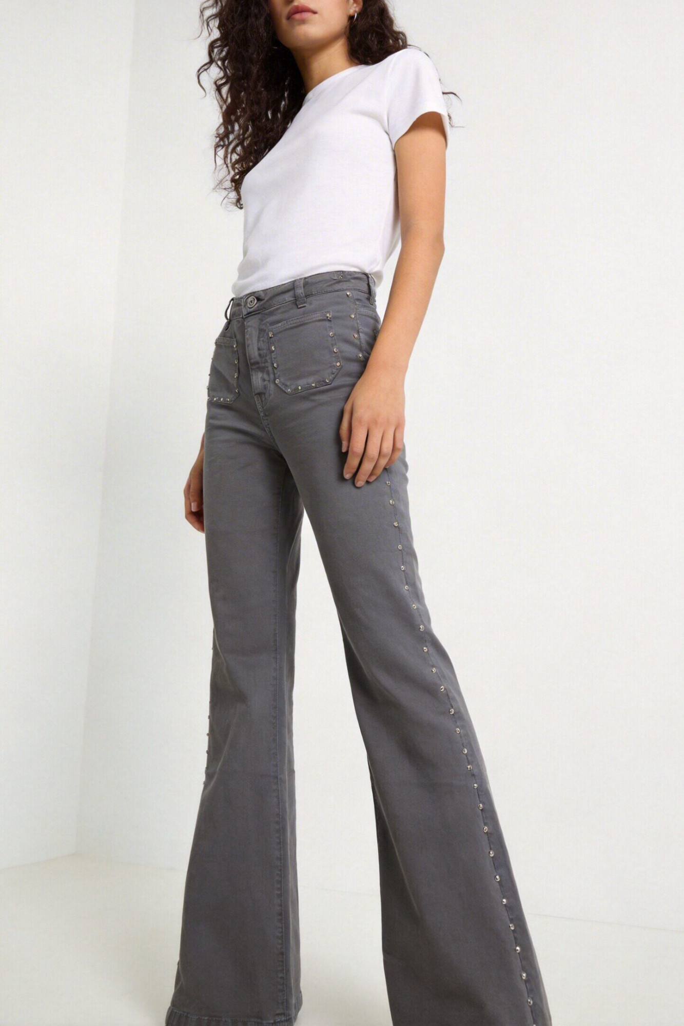 Jeans Zayelia Teen Tachuelas de mujer - foto 17