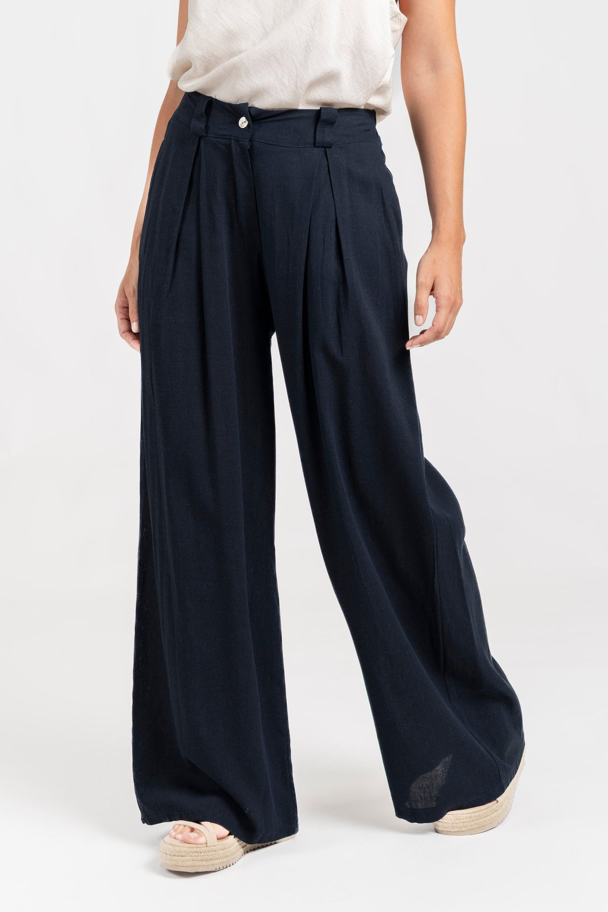 Pantalón Zayelia Lino de mujer - foto 6