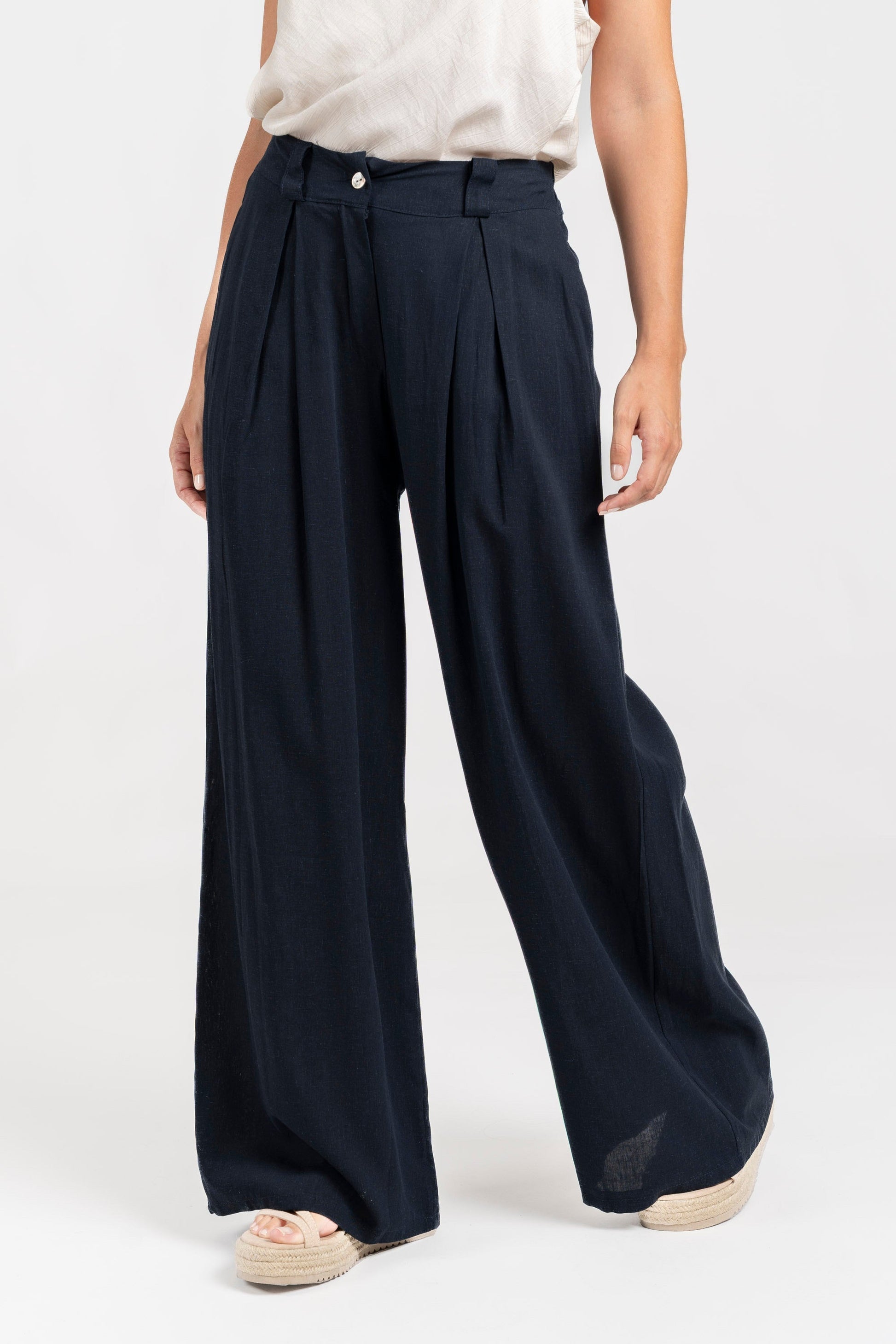 Pantalón Zayelia Lino de mujer - foto 6