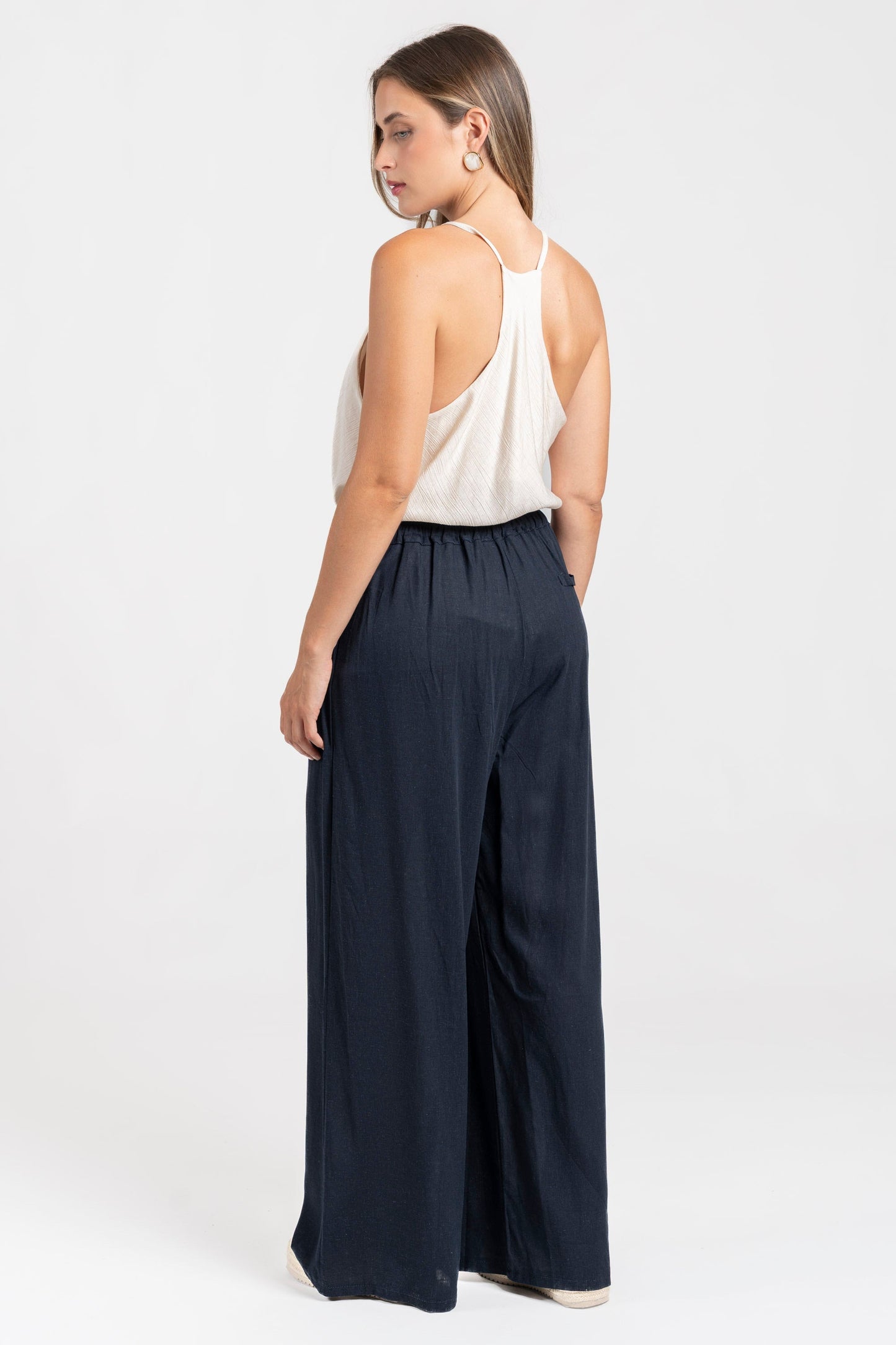 Pantalón Zayelia Lino de mujer - foto 8