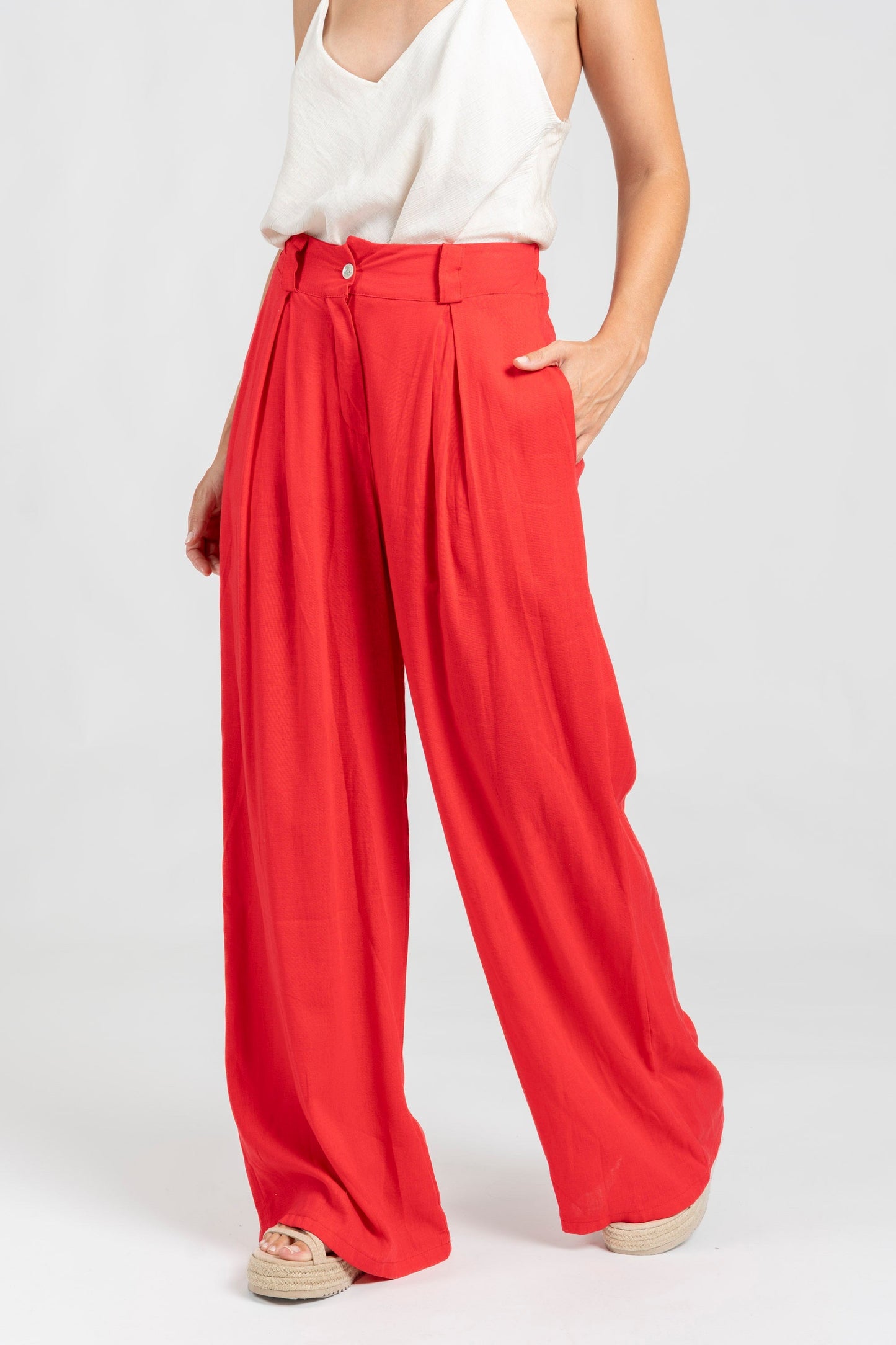 Pantalón Zayelia Lino de mujer - foto 11