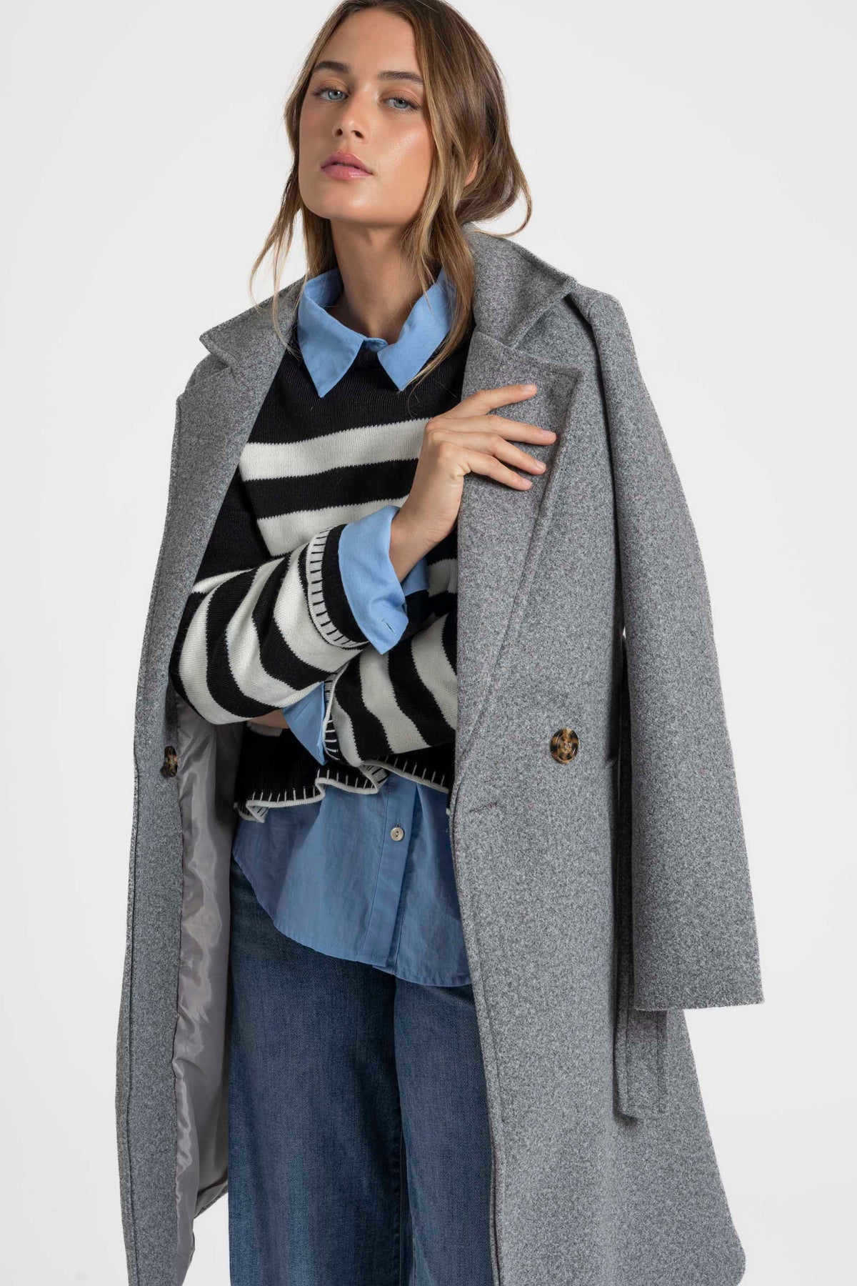 Abrigo Zayelia Cruzado de mujer - foto 2