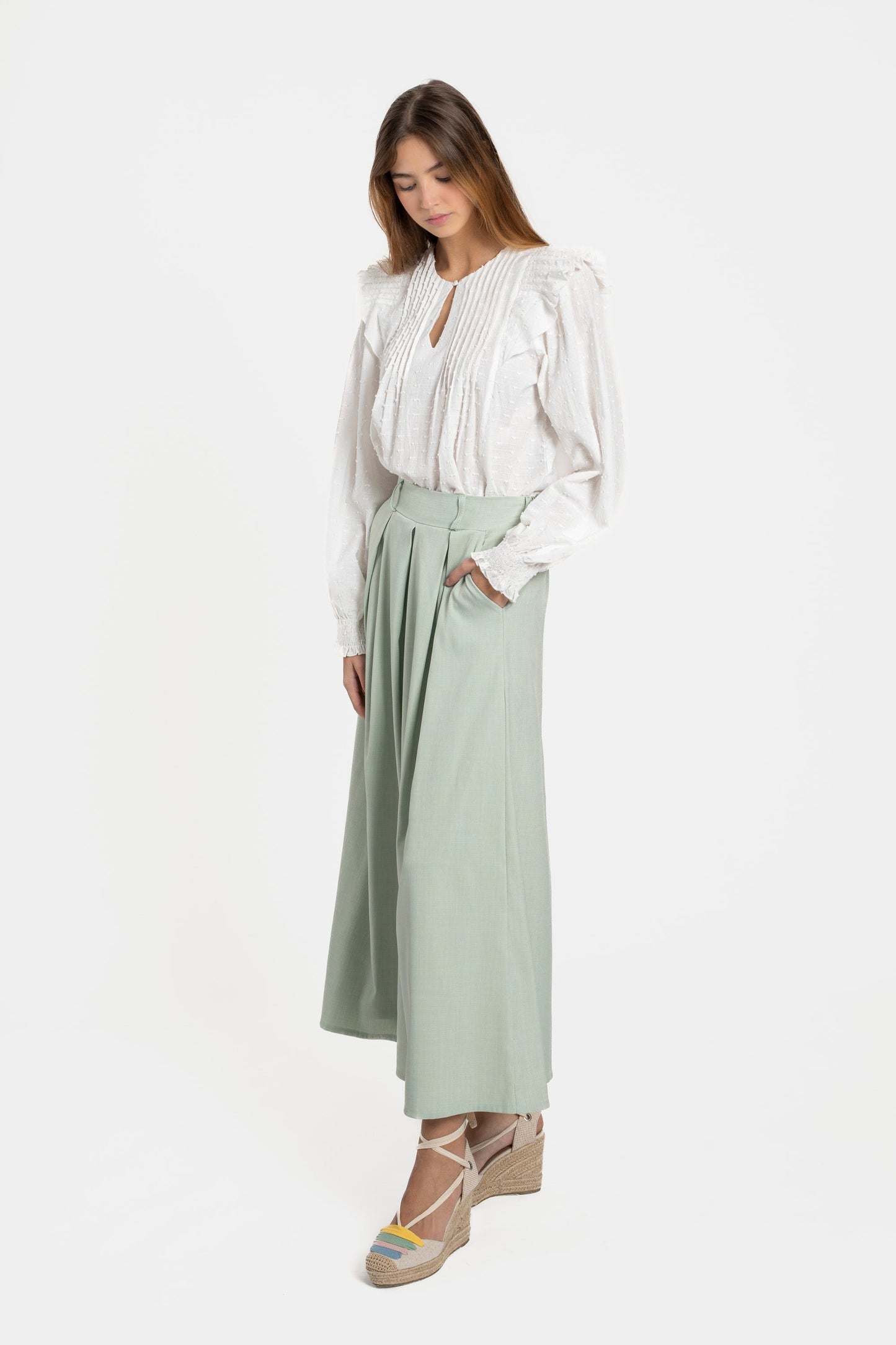Pantalón Zayelia Fluido de mujer - foto 13