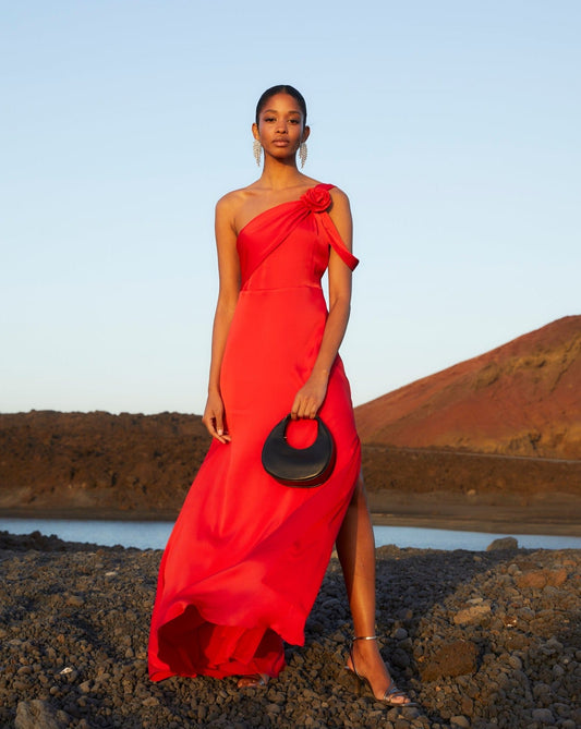 Vestido Rosae Rojo de mujer - foto 1