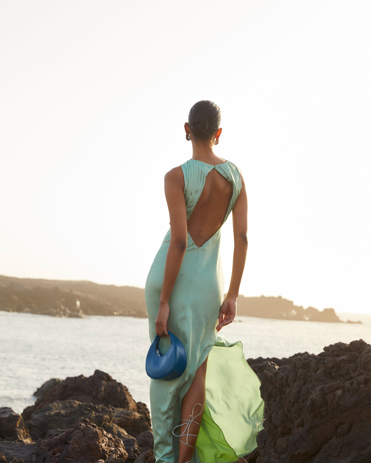 Vestido Renata Salvia de mujer - foto 5