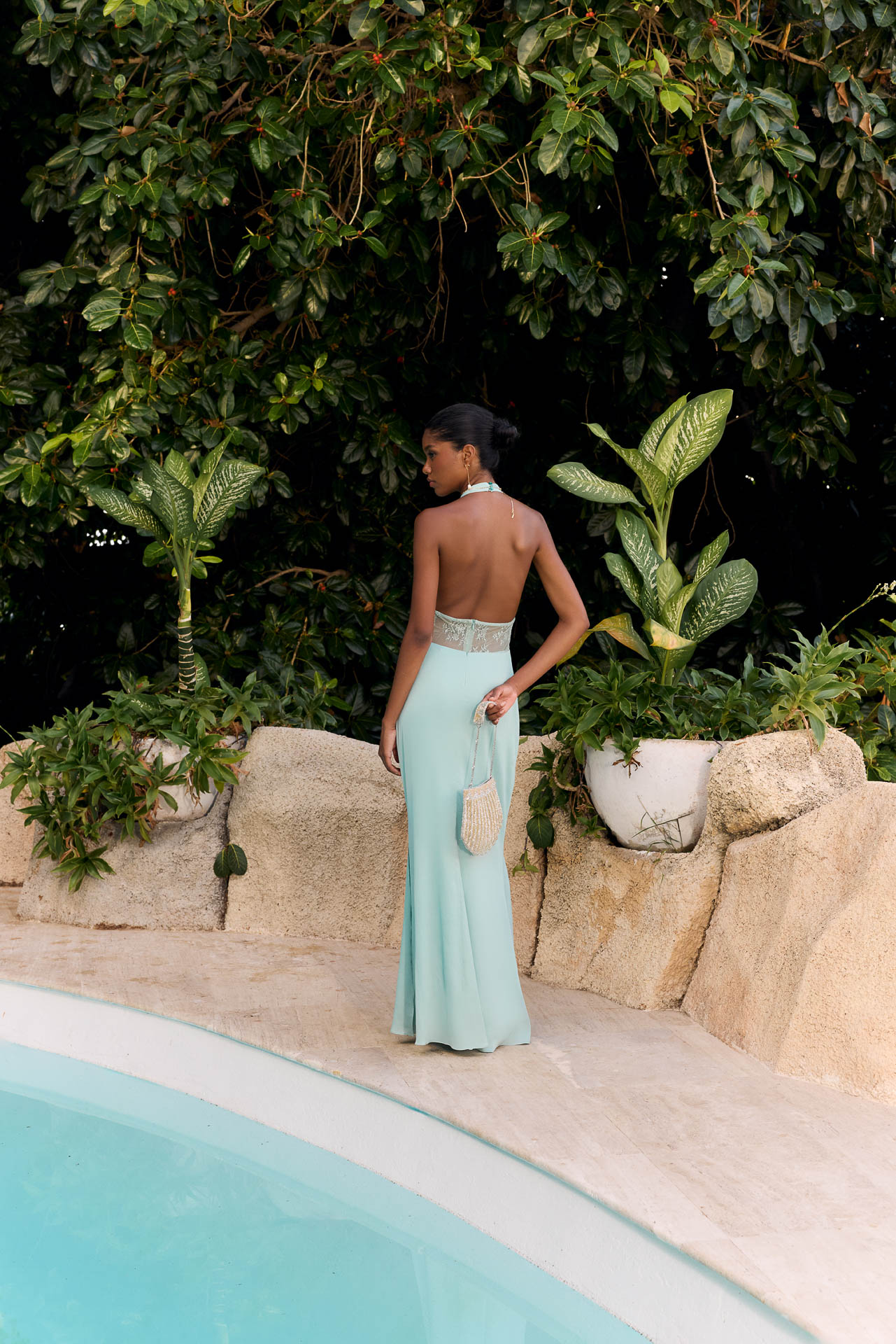 Vestido Aira Aqua de mujer - foto 5