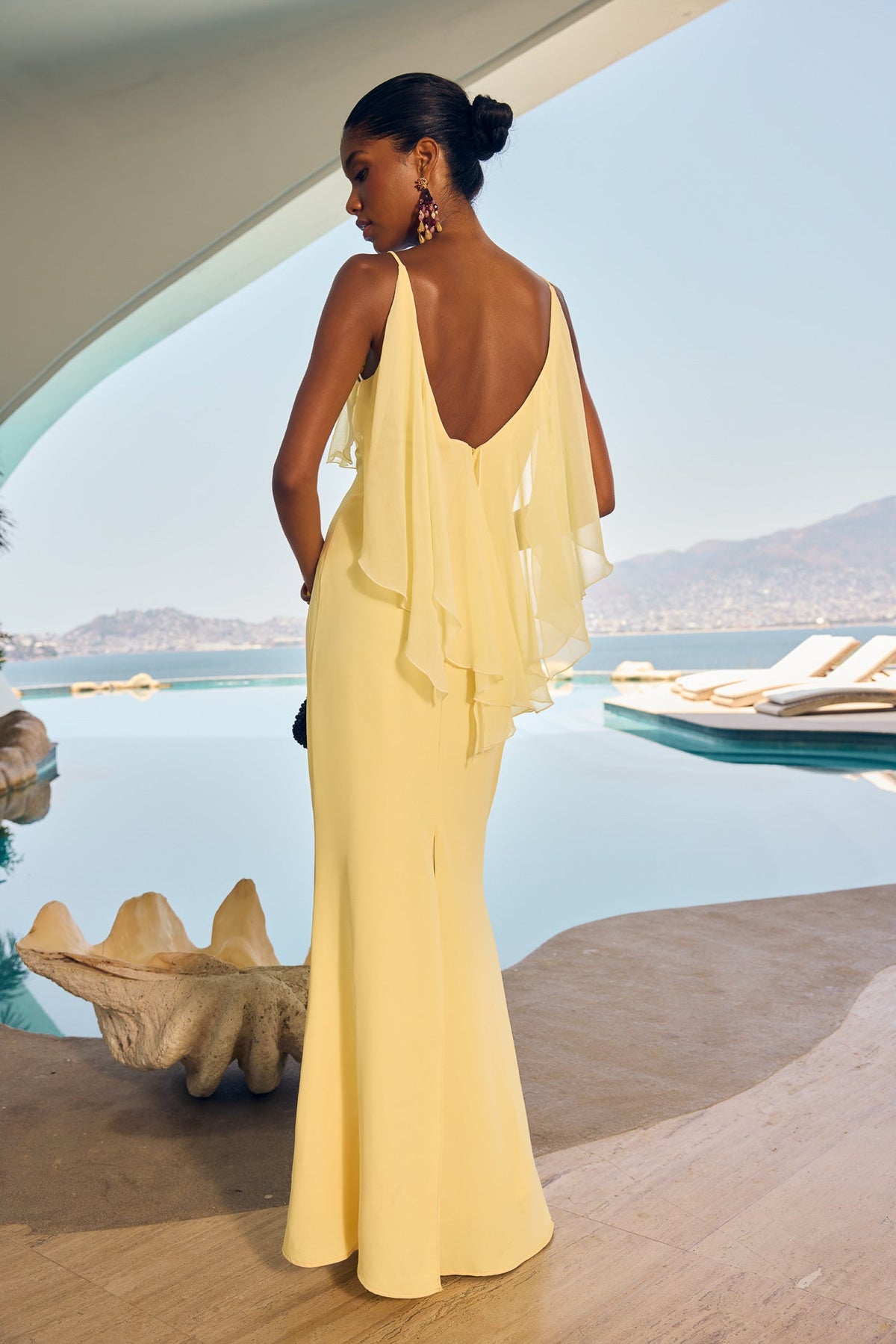 Vestido Aquaria Vainilla de mujer - foto 2