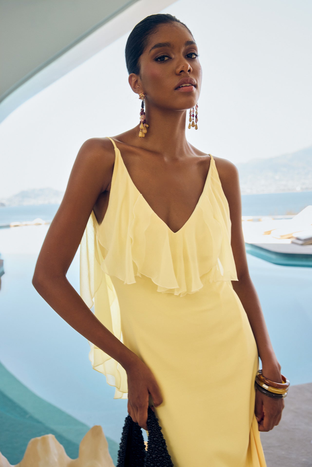 Vestido Aquaria Vainilla de mujer - foto 3