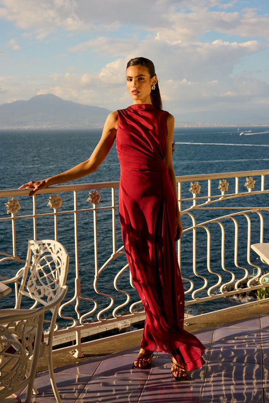 Vestido Campari Granate de mujer - foto 1
