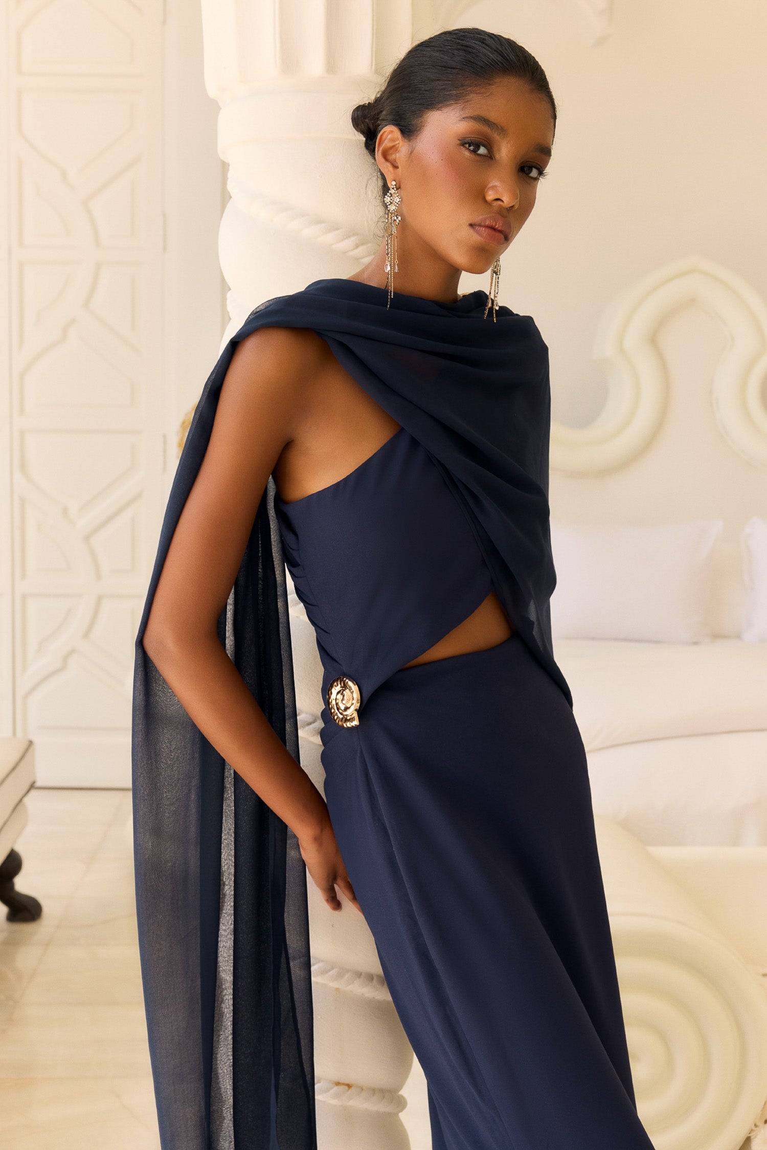 Vestido Coralia Marino de mujer - foto 7