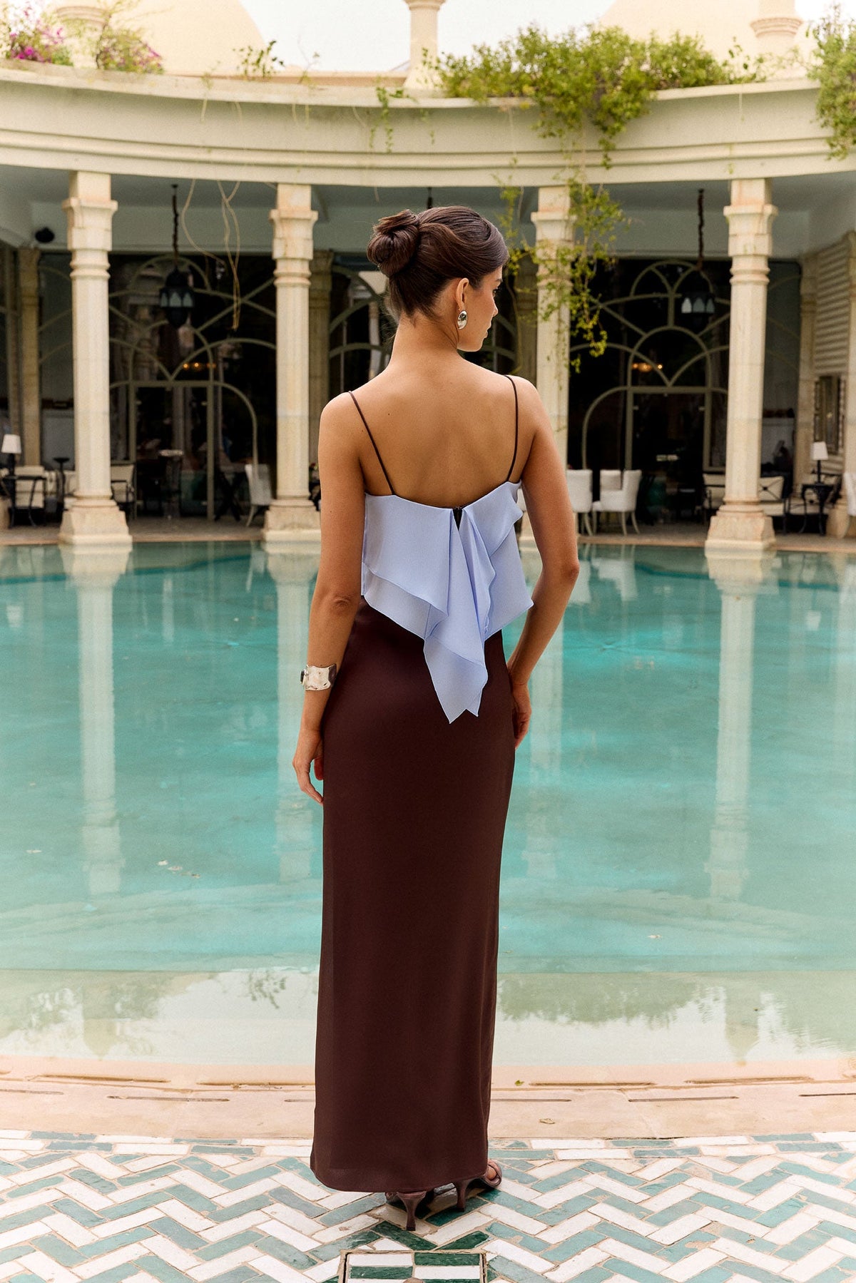 Vestido Lera Chocolate de mujer - foto 3