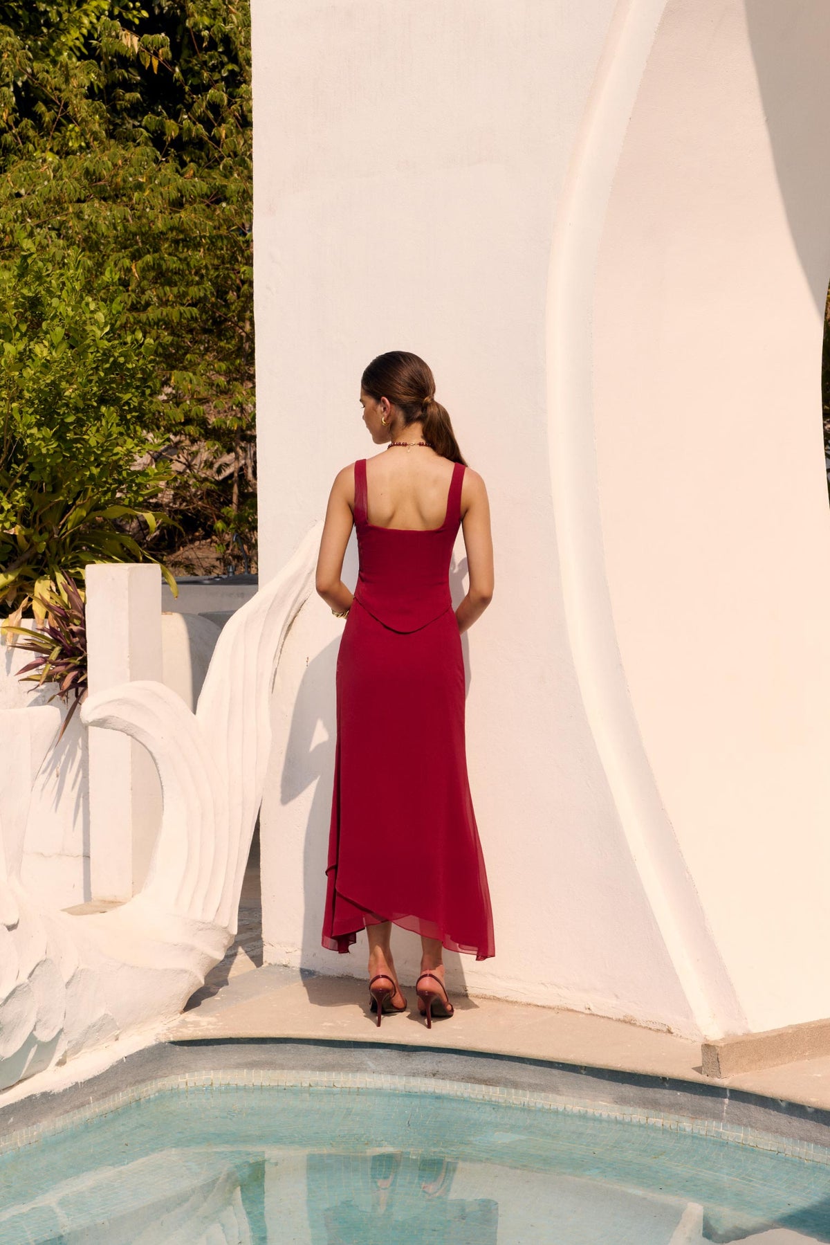 Vestido Marianela Cereza de mujer - foto 6