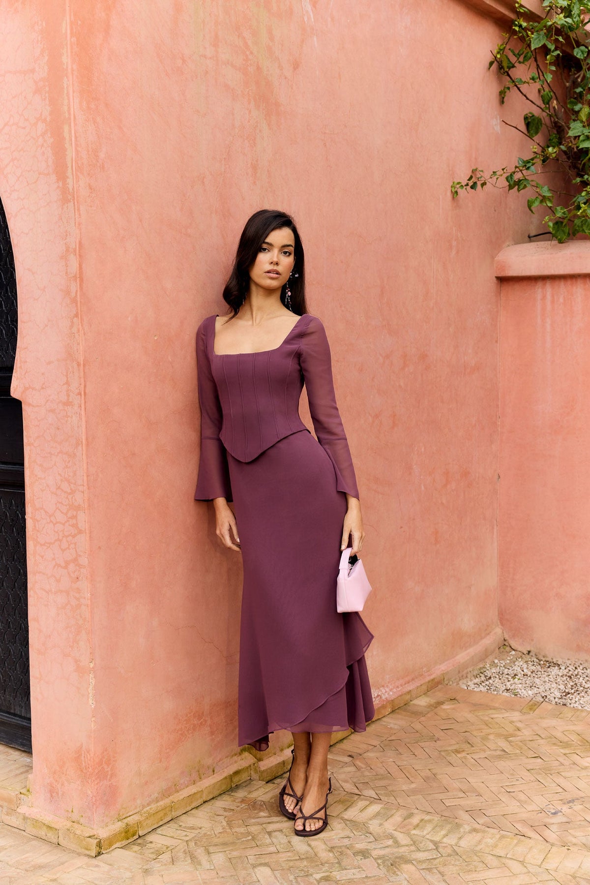 Vestido Rinala Tinto de mujer - foto 3