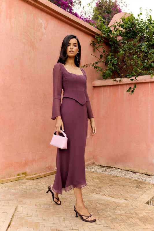 Vestido Rinala Tinto de mujer - foto 1