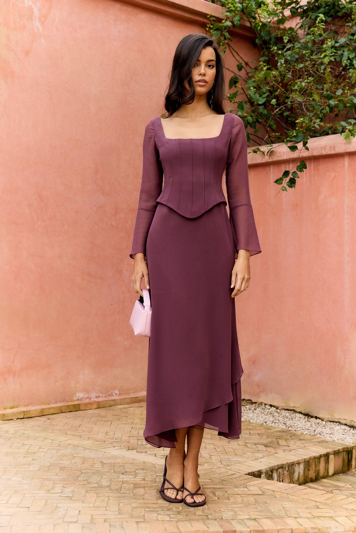 Vestido Rinala Tinto de mujer - foto 7