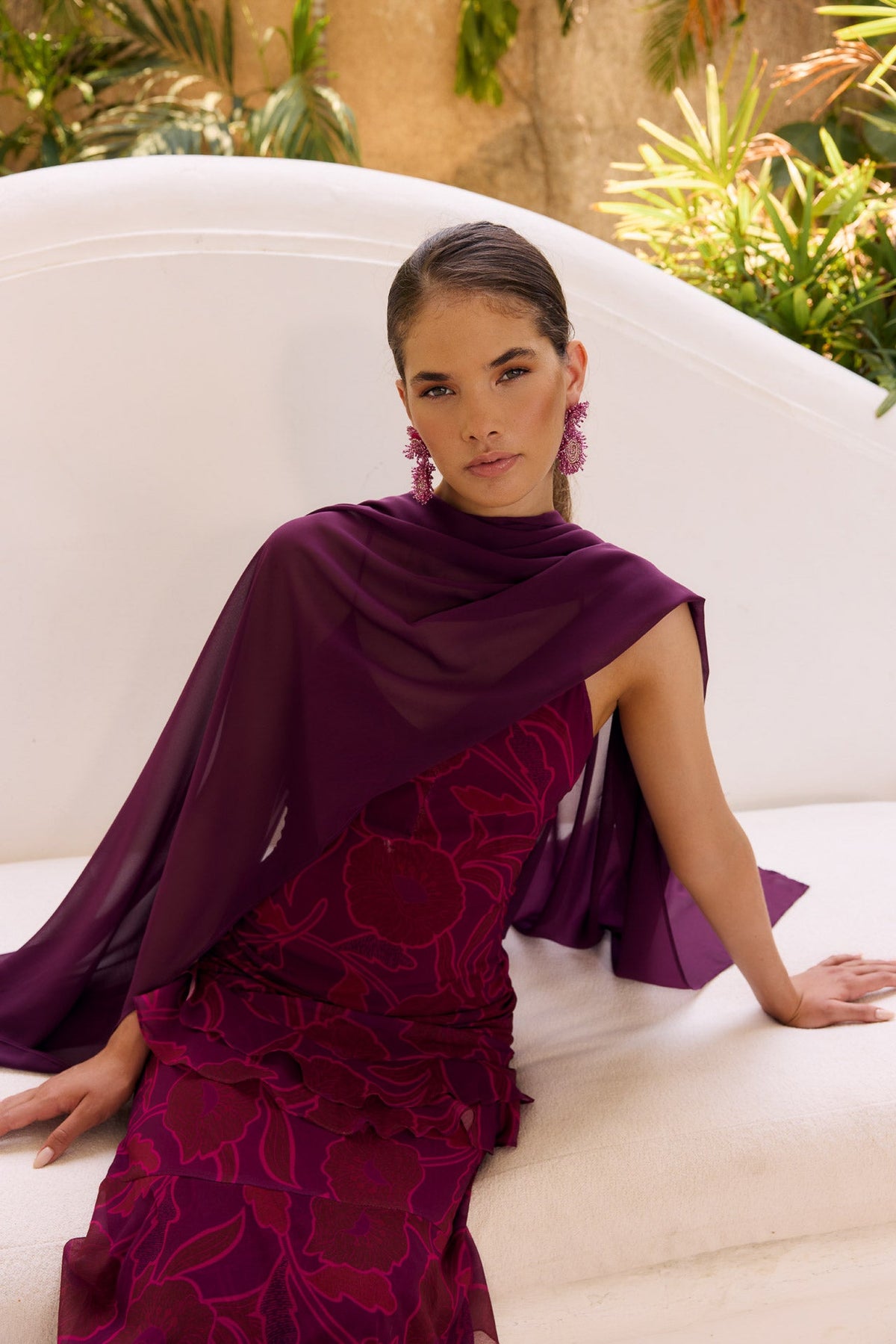 Vestido Salissa Guaria Fucsia de mujer - foto 6