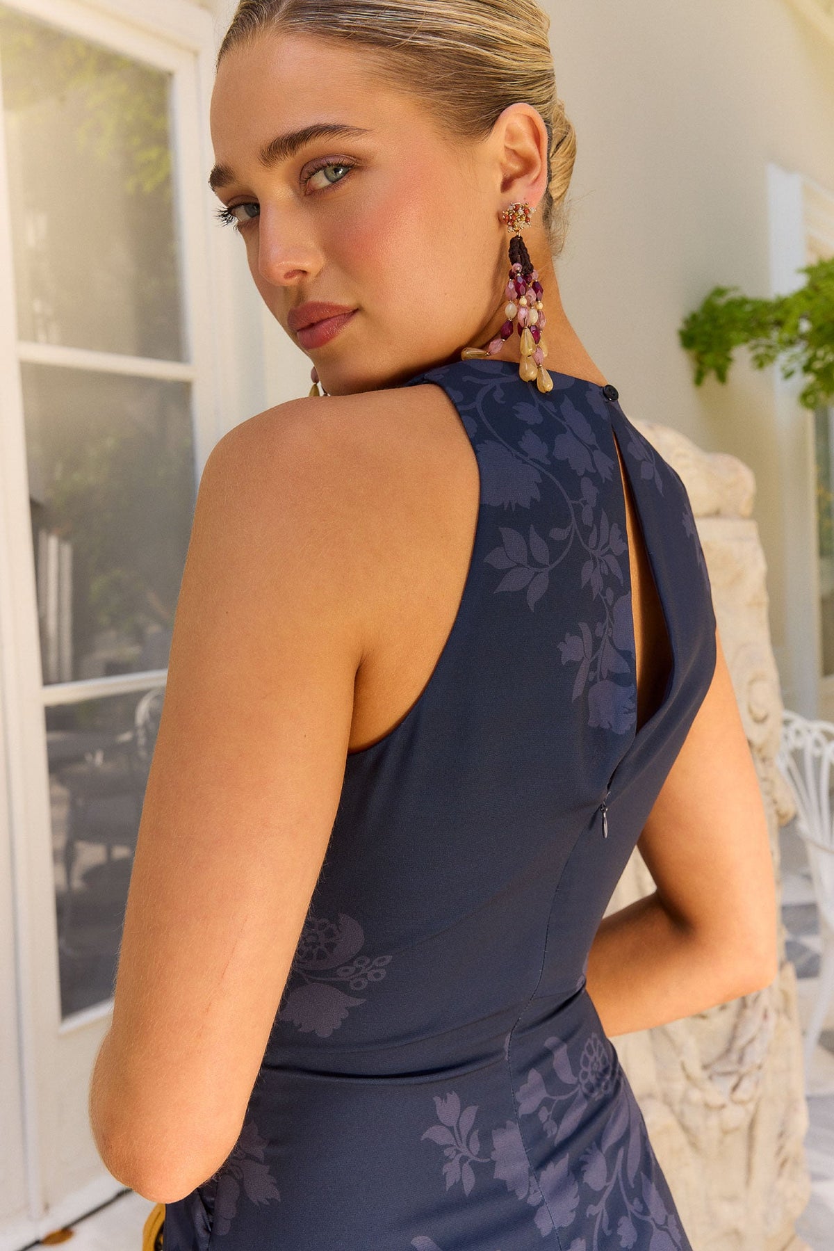 Vestido Stelle Ipé Marino de mujer - foto 5