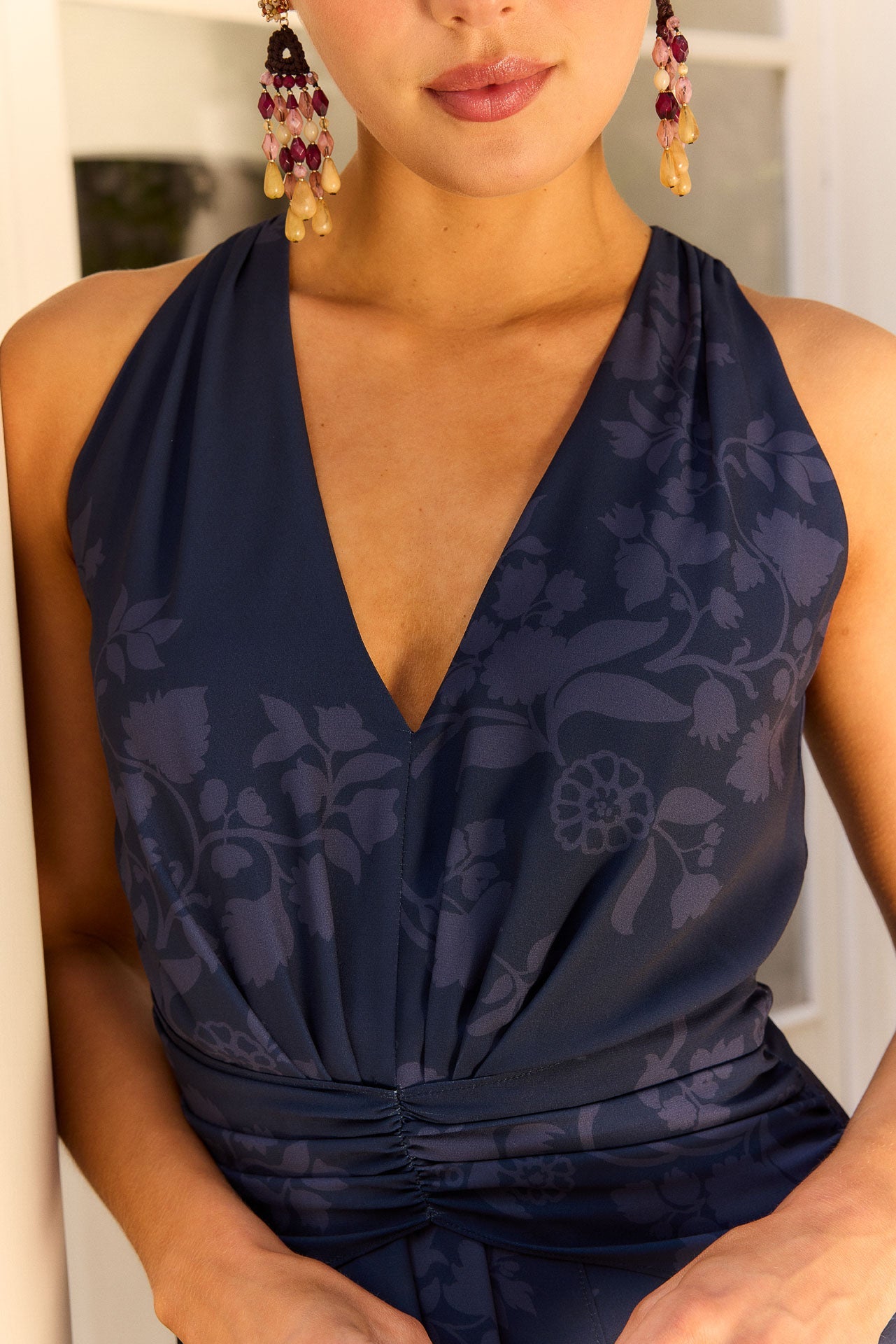Vestido Stelle Ipé Marino de mujer - foto 6