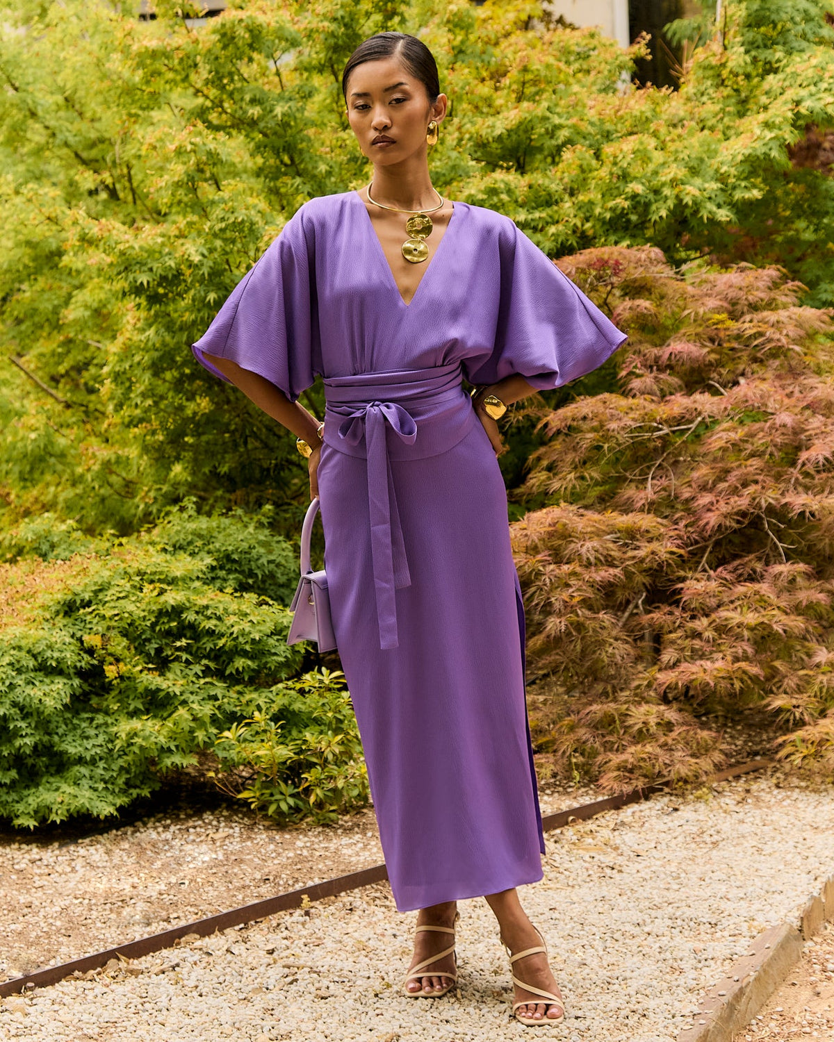 Vestido Kyoto Uva de mujer - foto 2
