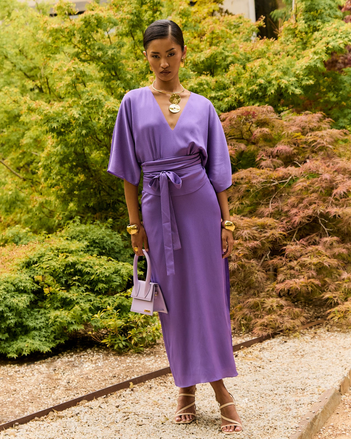 Vestido Kyoto Uva de mujer - foto 6