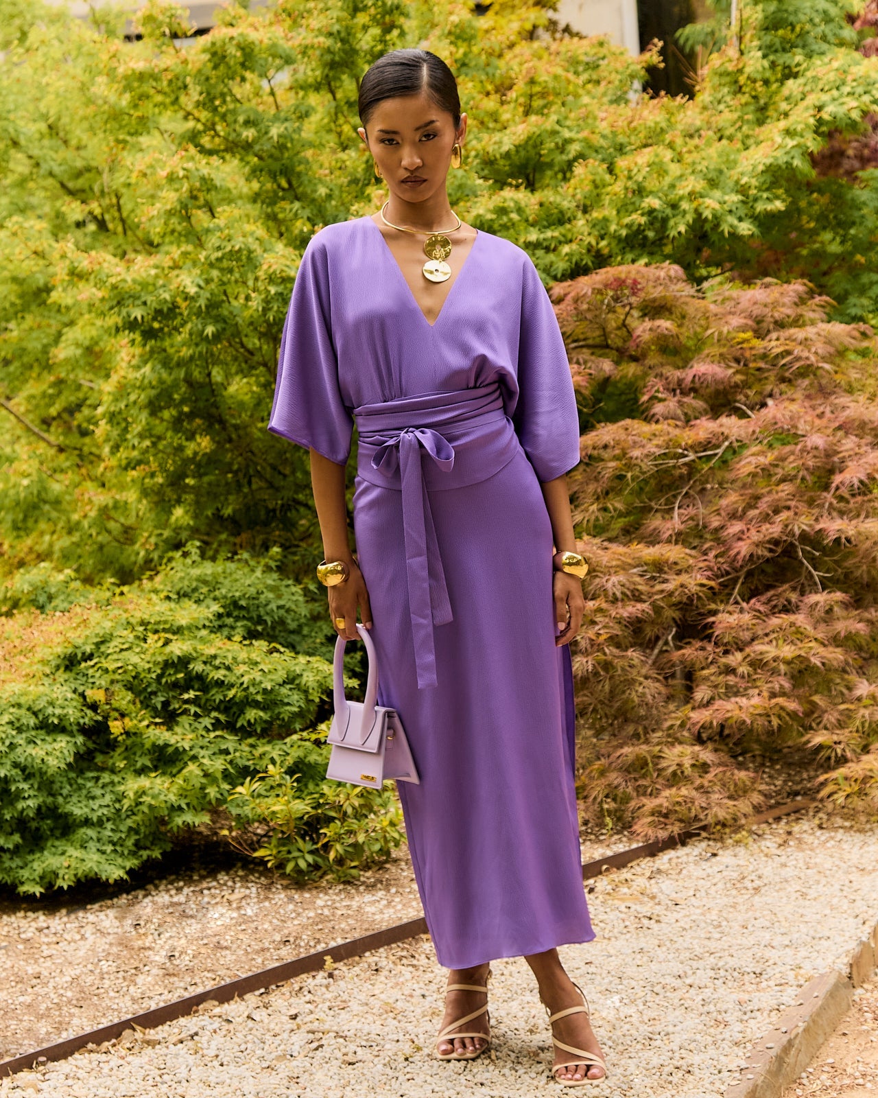 Vestido Kyoto Uva de mujer - foto 6