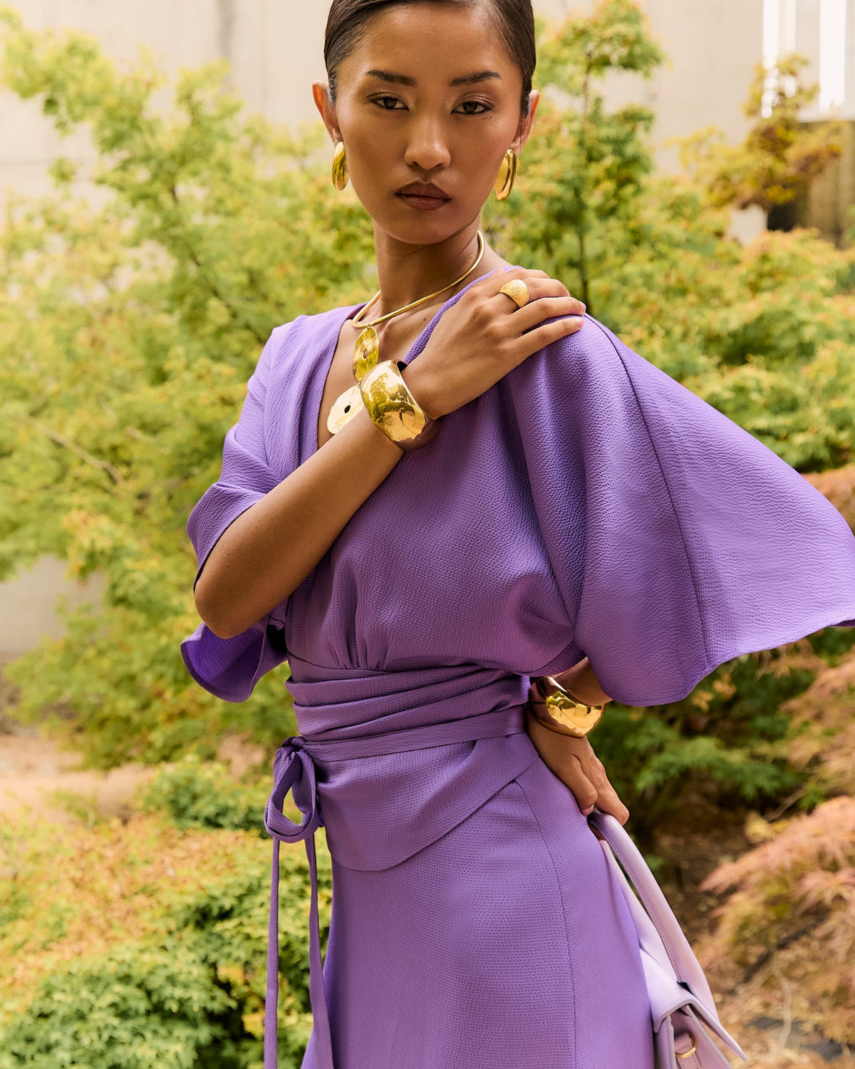 Vestido Kyoto Uva de mujer - foto 5