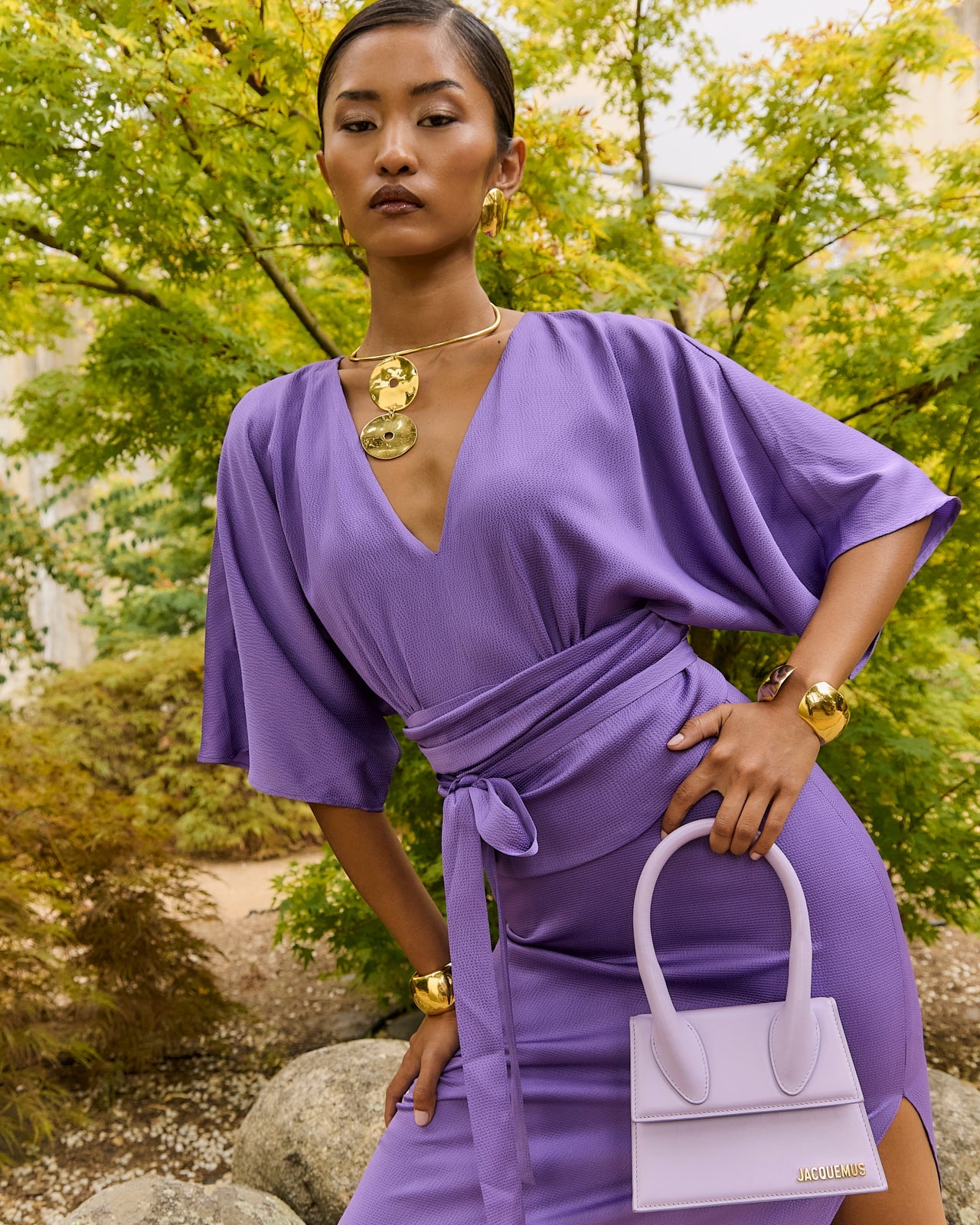 Vestido Kyoto Uva de mujer - foto 4