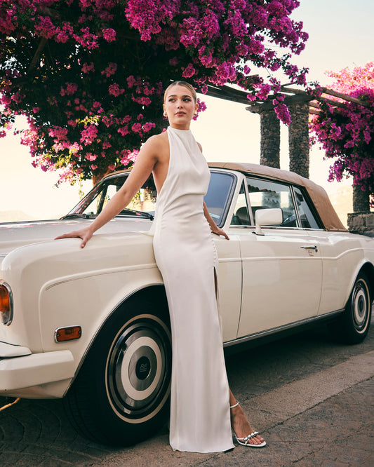 Vestido Carmina Marfil de mujer - foto 1