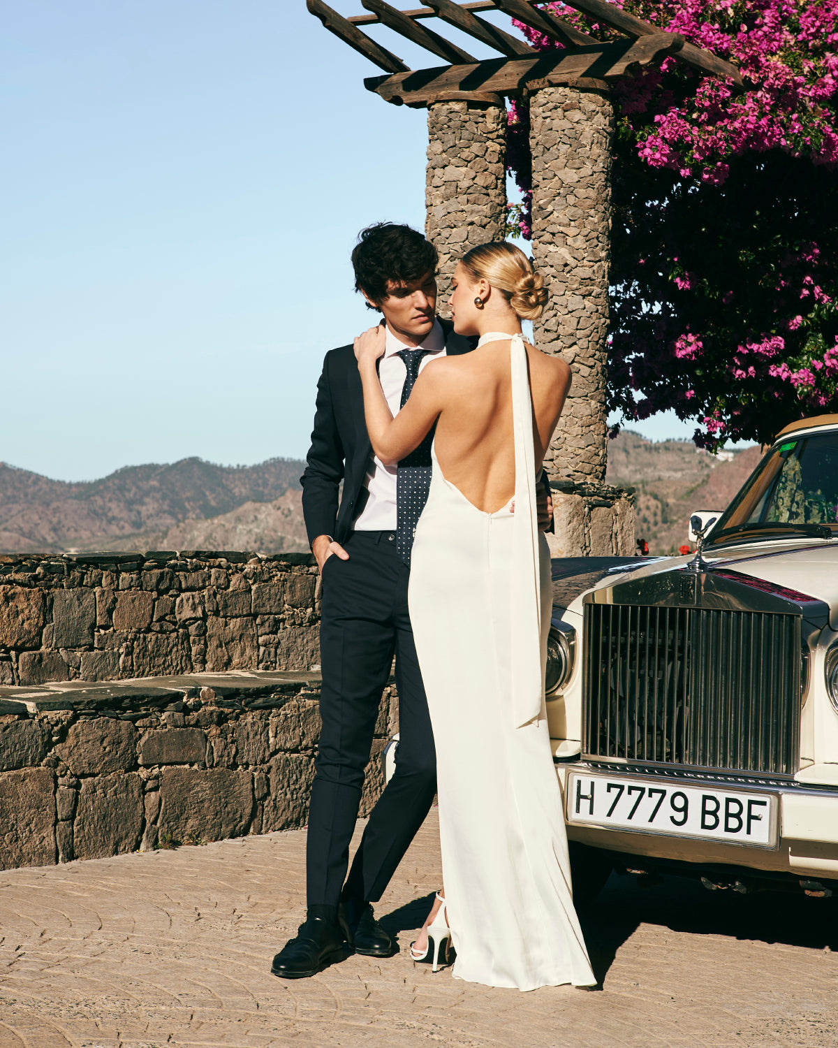 Vestido Carmina Marfil de mujer - foto 8