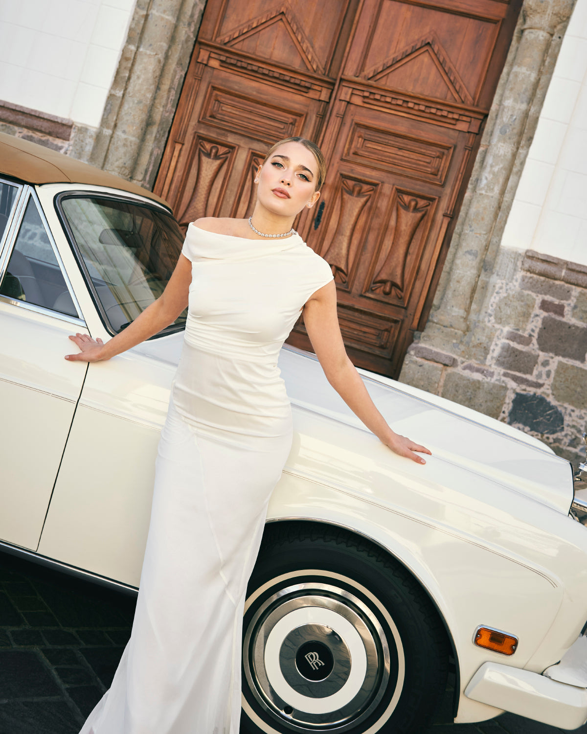 Vestido Marguerite Marfil de mujer - foto 2