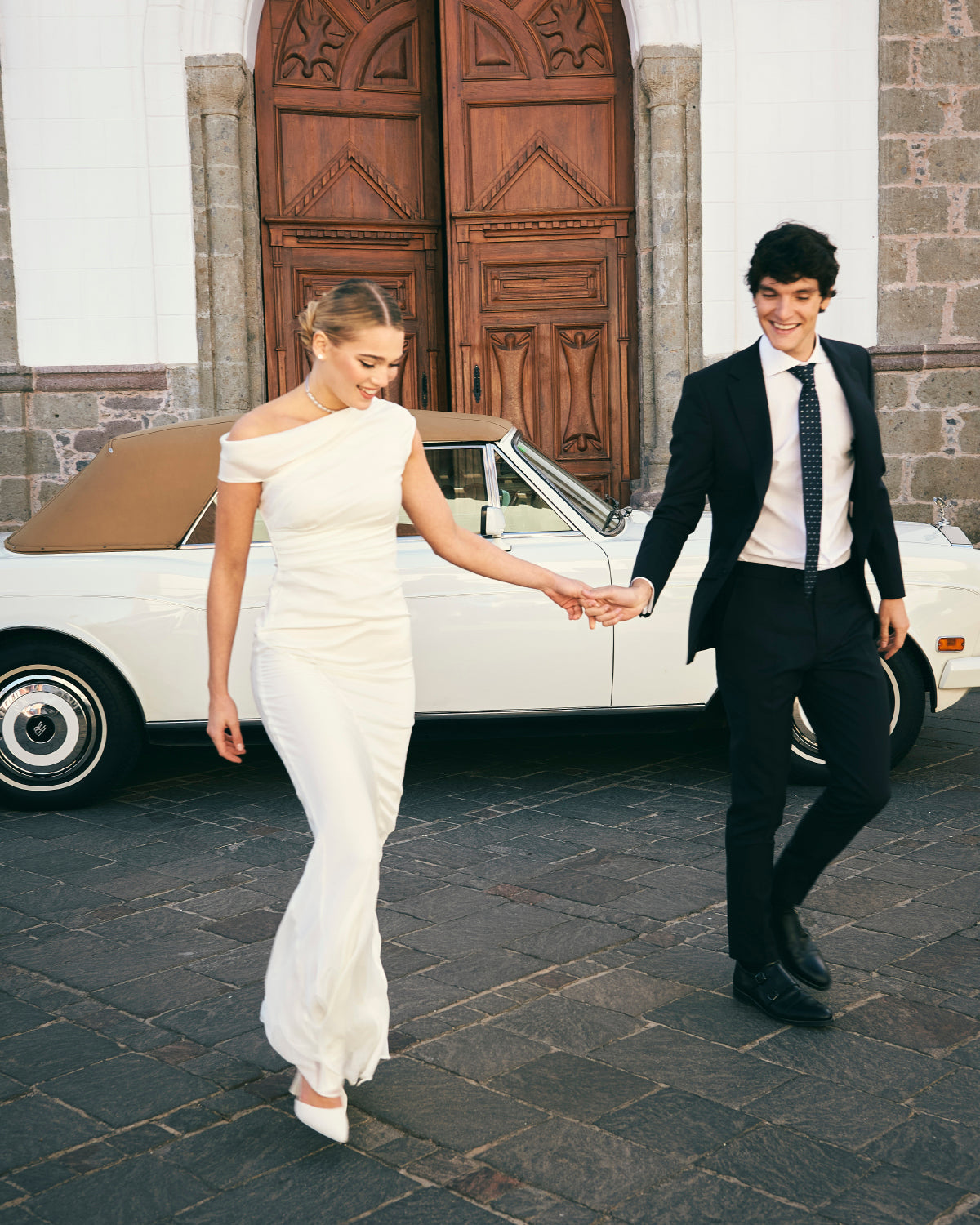 Vestido Marguerite Marfil de mujer - foto 6