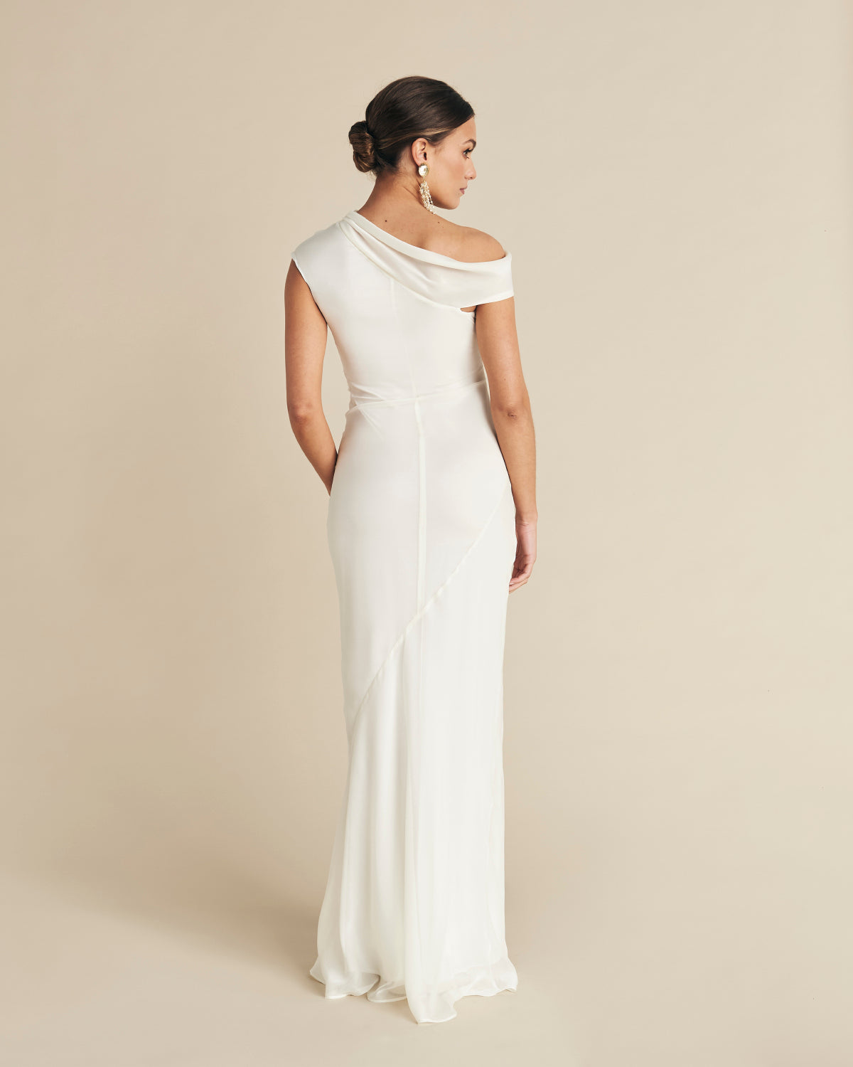 Vestido Marguerite Marfil de mujer - foto 8