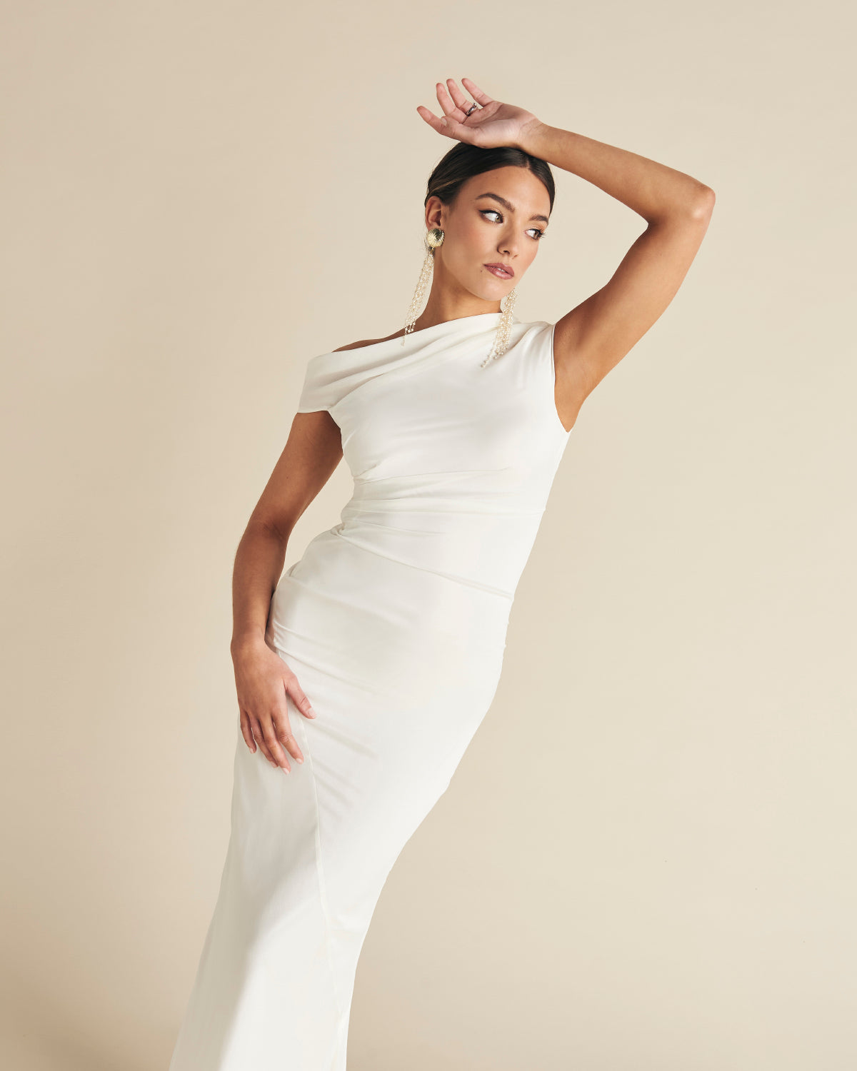 Vestido Marguerite Marfil de mujer - foto 9
