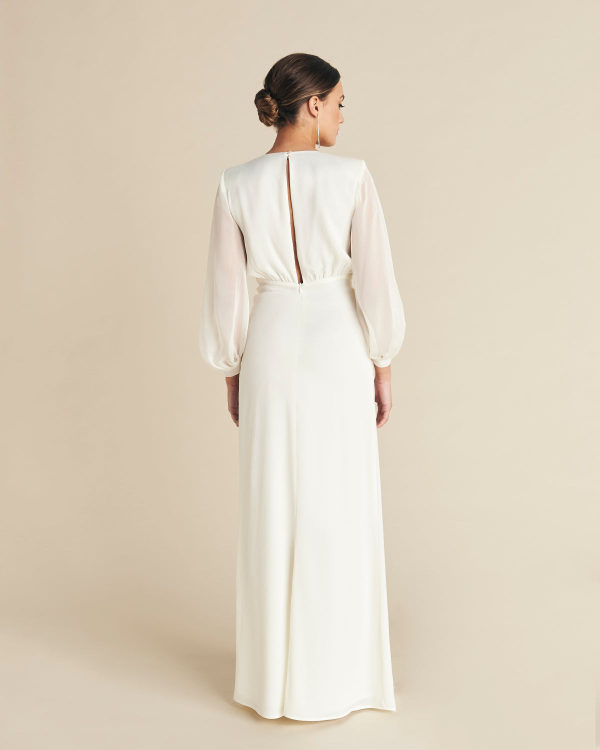 Vestido Idina Marfil de mujer - foto 8