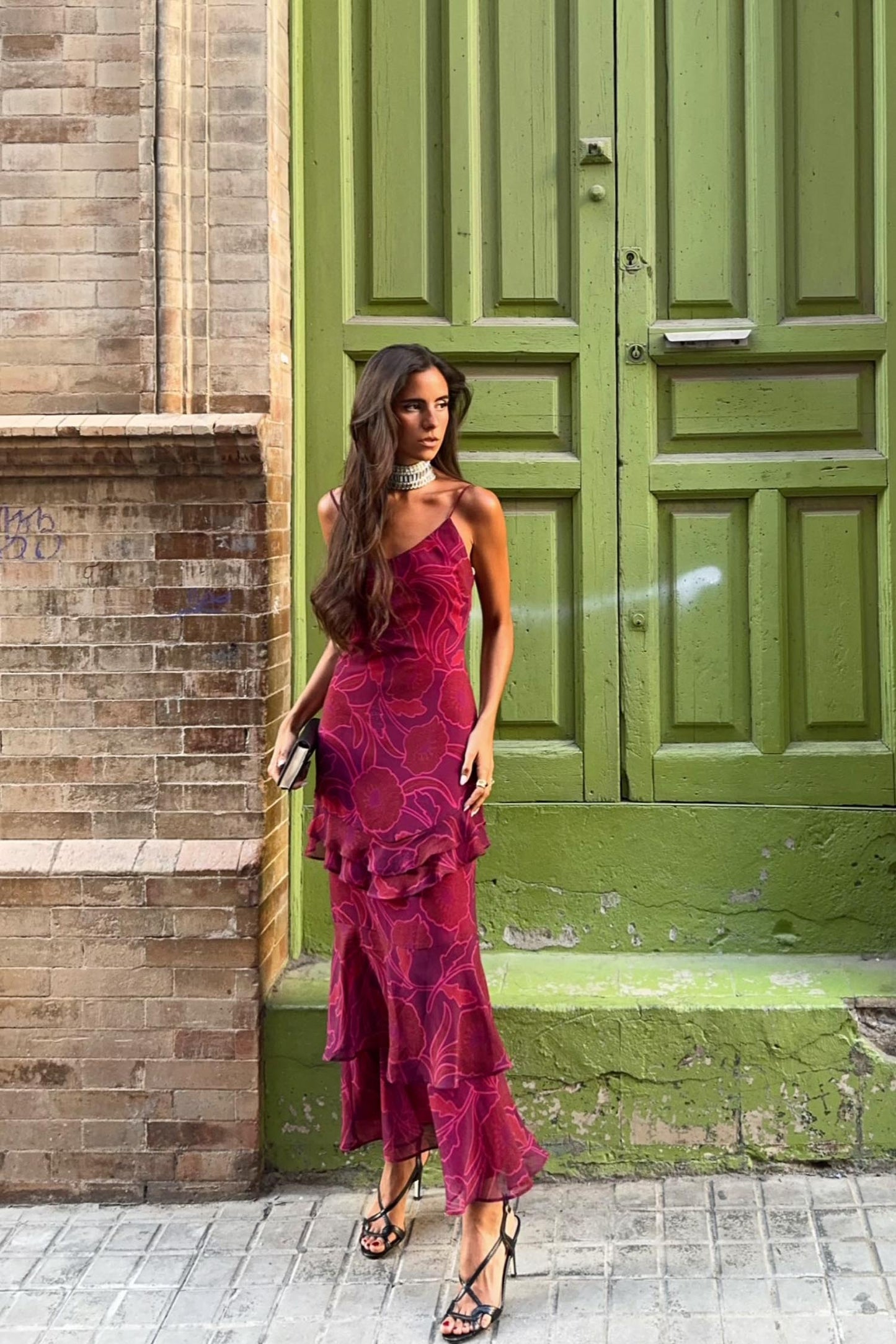 Vestido Salissa Guaria Fucsia de mujer - foto 7