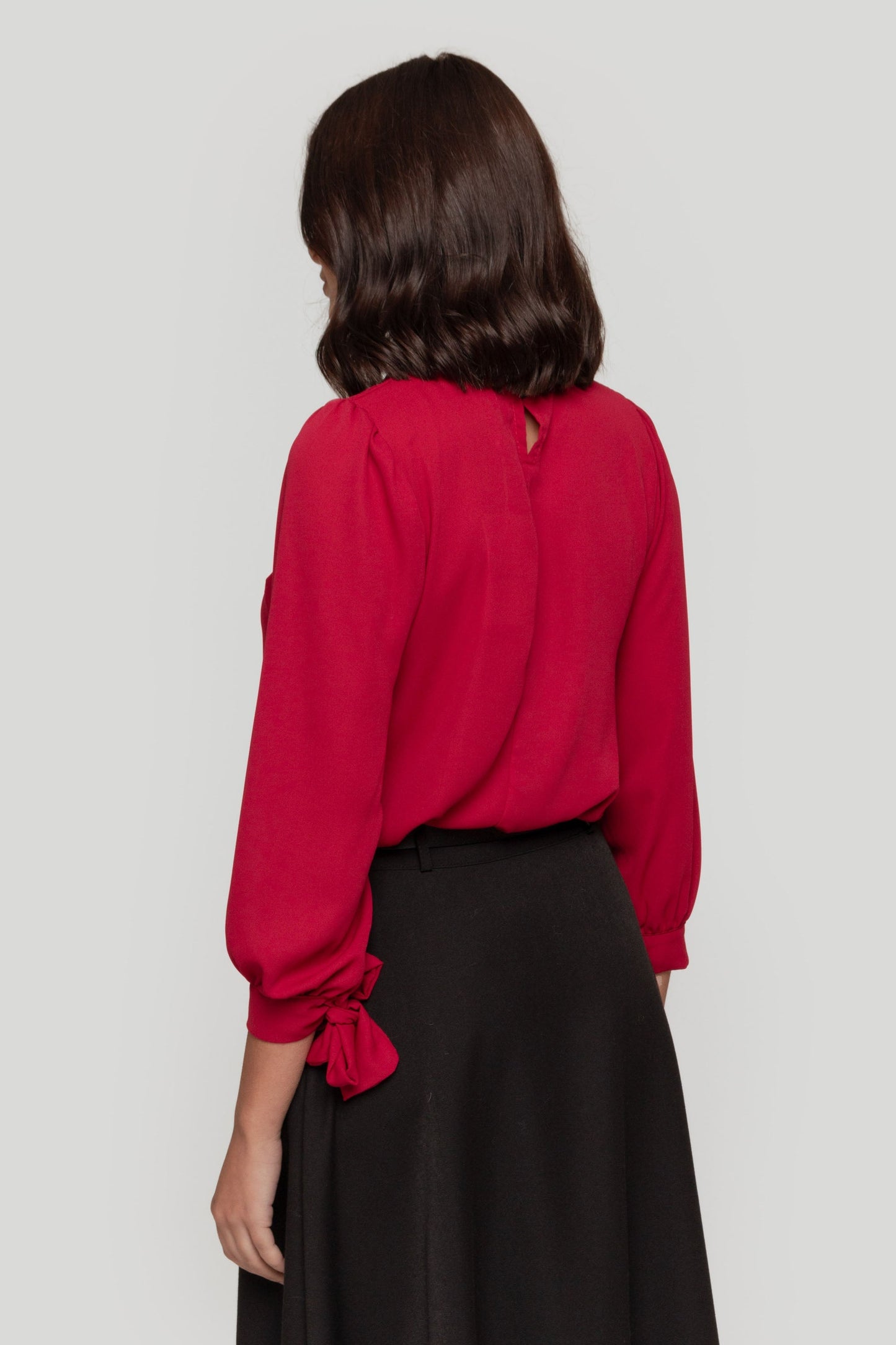 Blusa Zayelia Gasa Lazos de mujer - foto 7