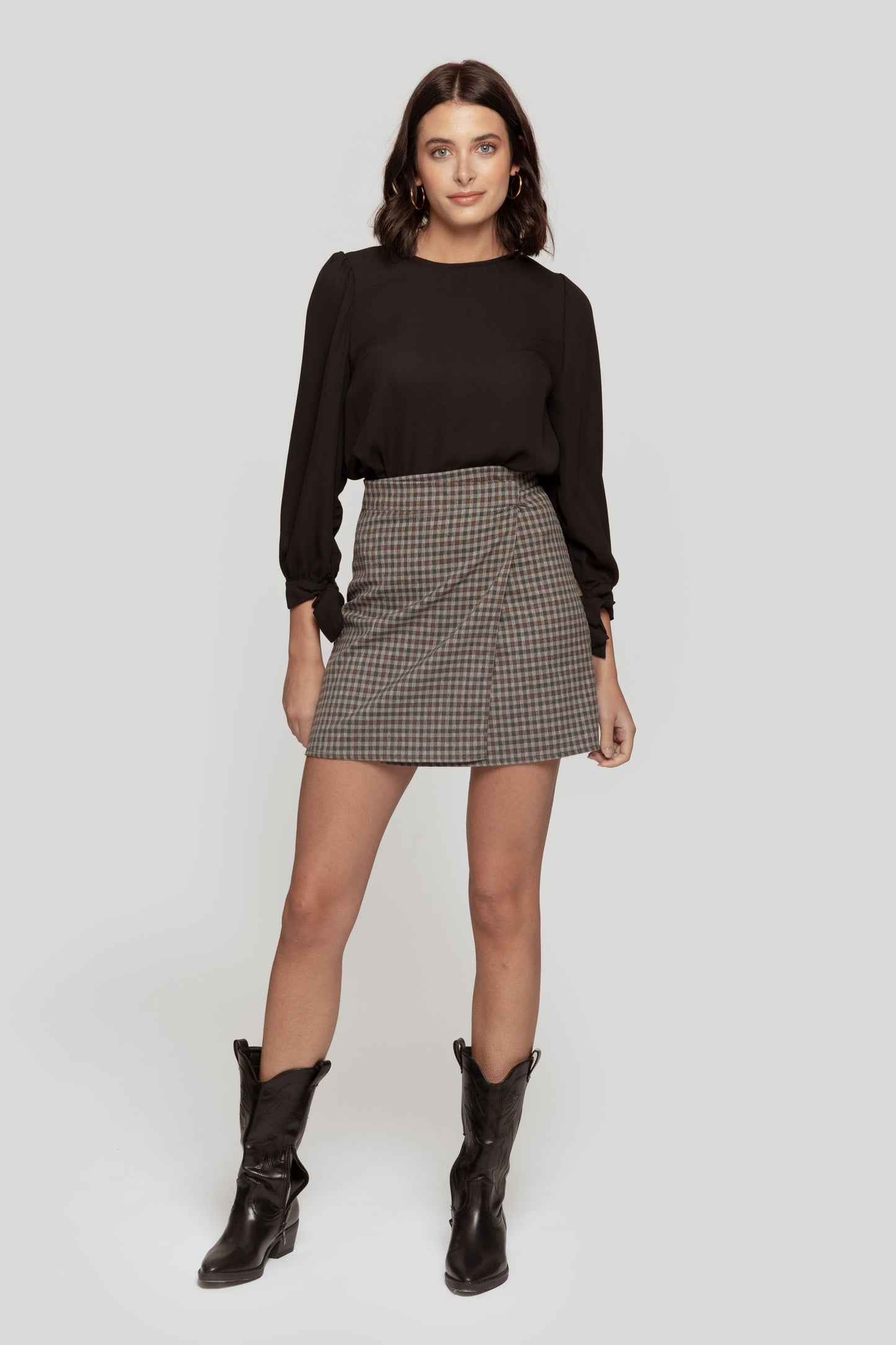 Blusa Zayelia Gasa Lazos de mujer - foto 2