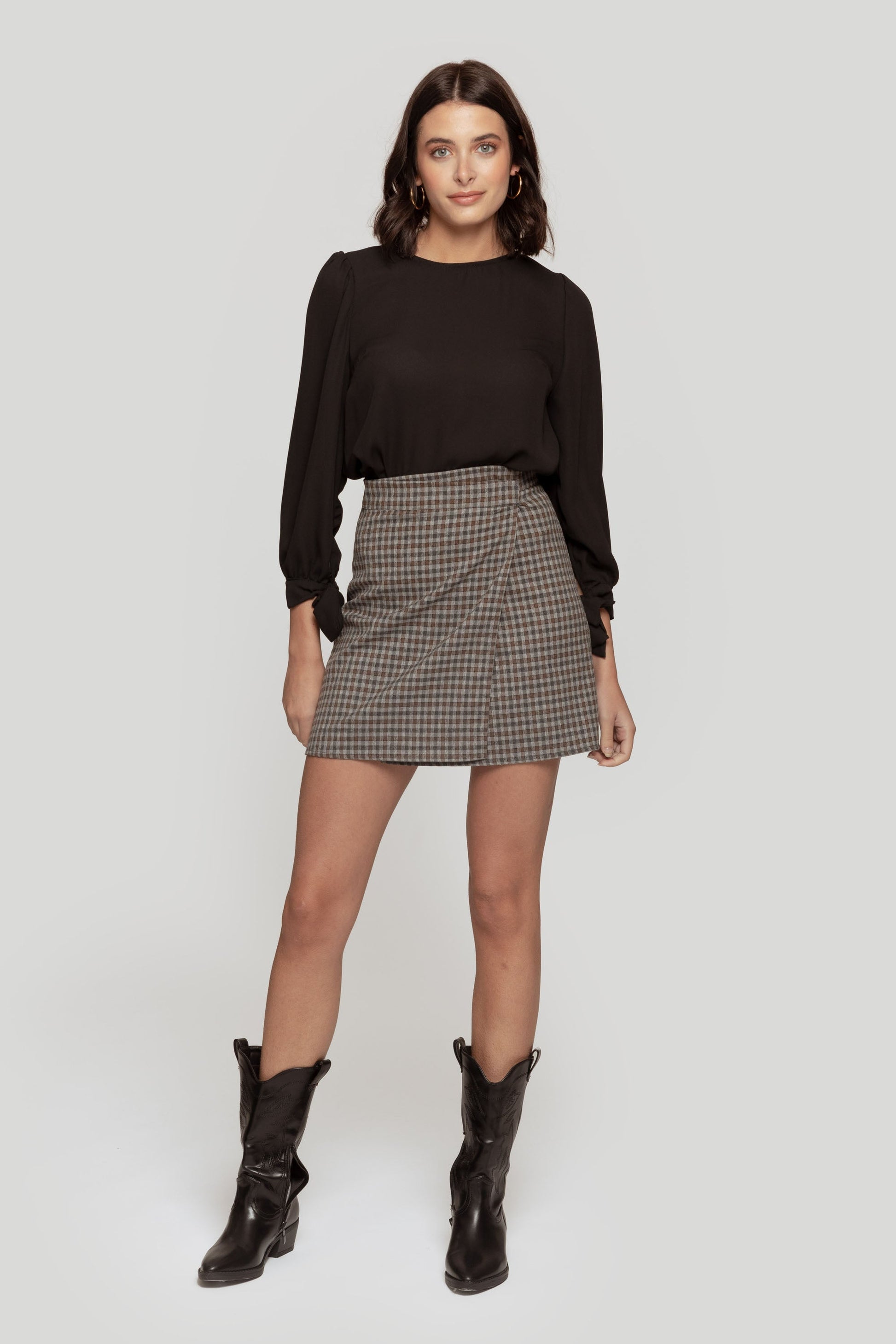 Blusa Zayelia Gasa Lazos de mujer - foto 2