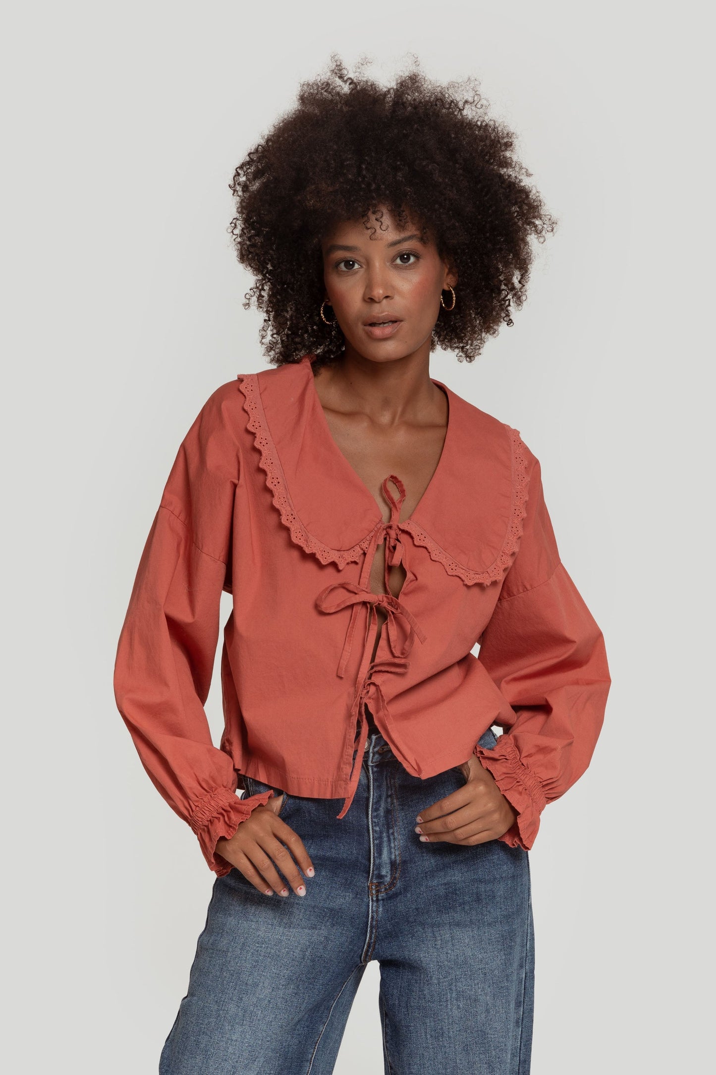 Blusa Zayelia Lazos de mujer - foto 7