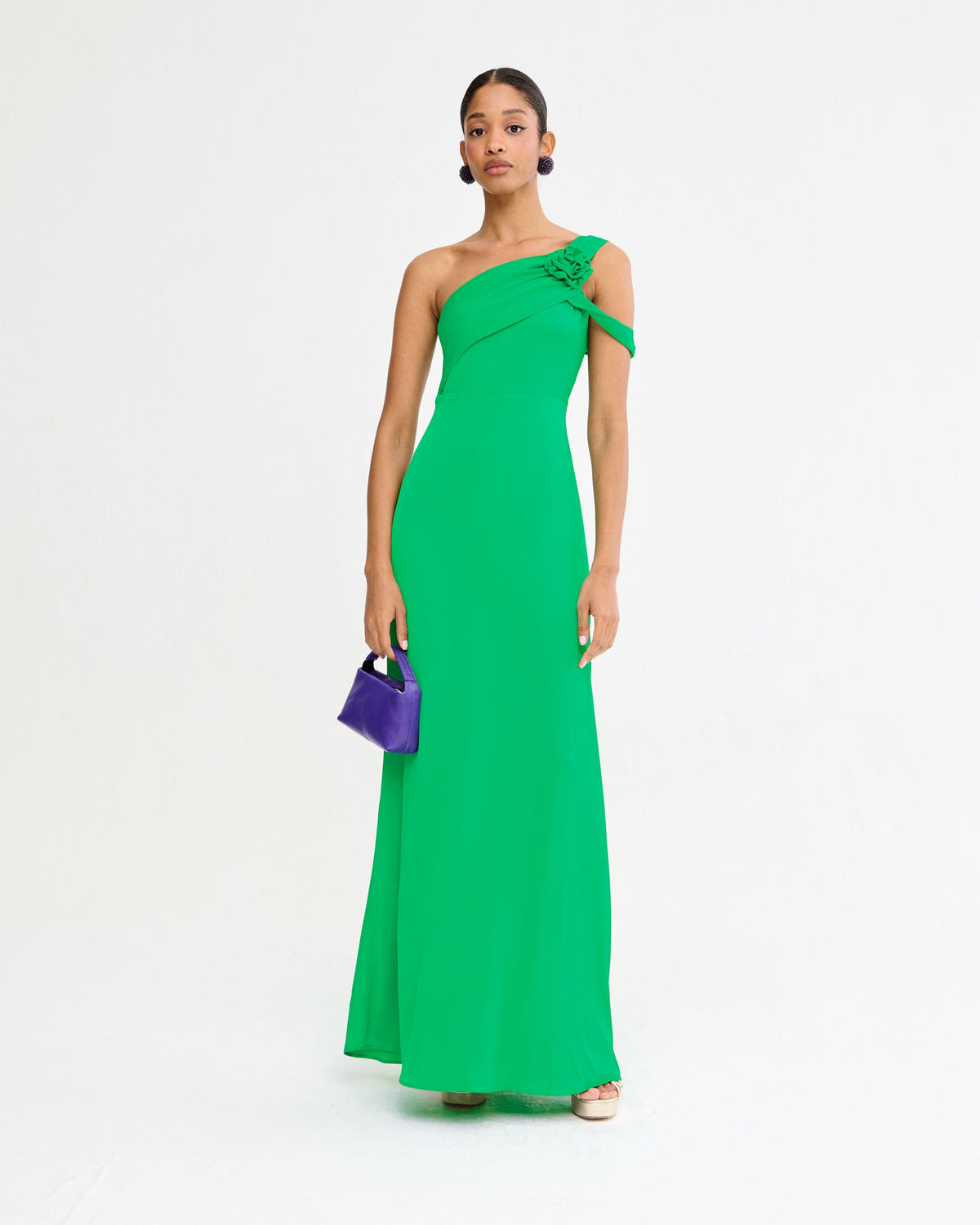 Vestido Rosae Verde de mujer - foto 6
