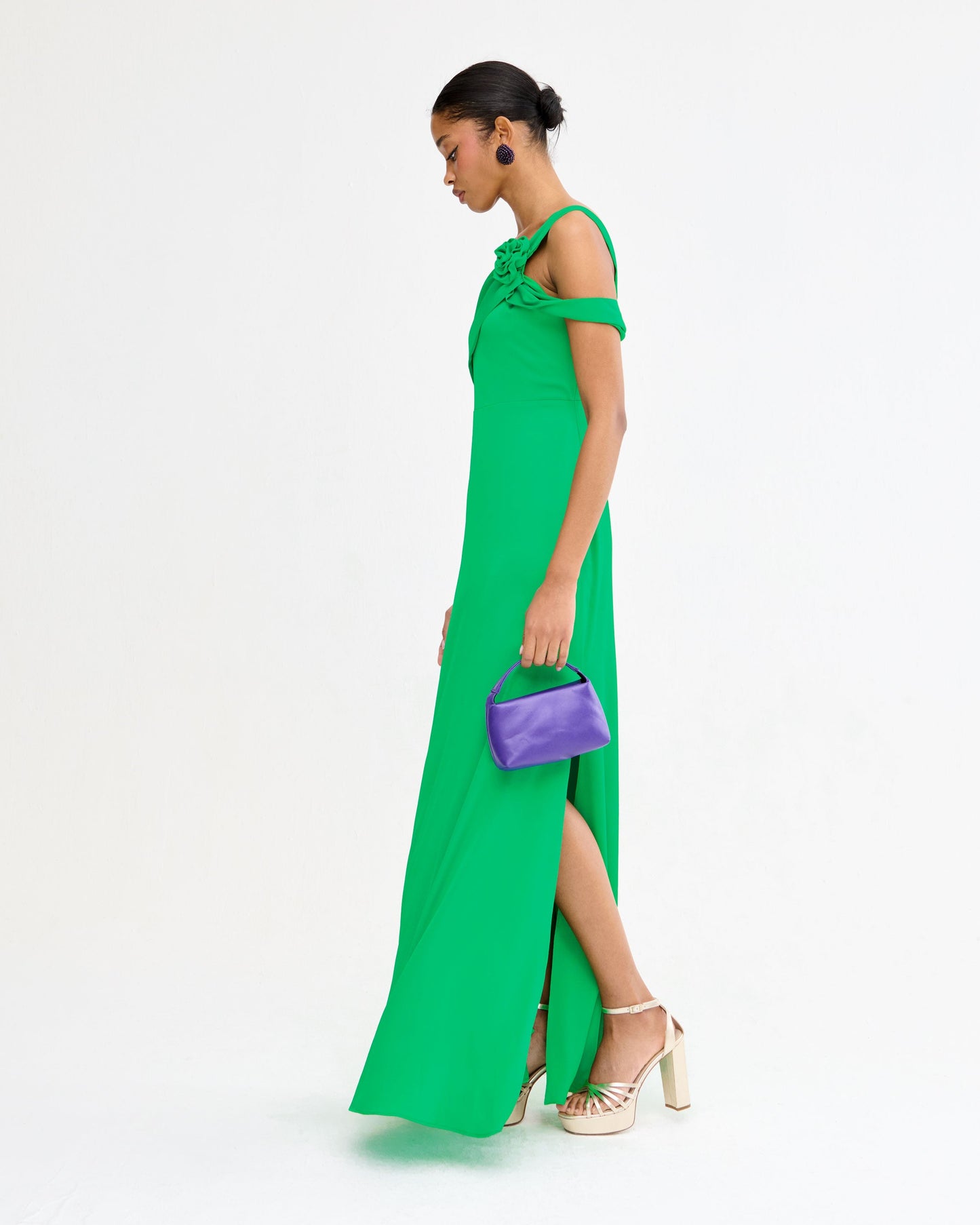 Vestido Rosae Verde de mujer - foto 3