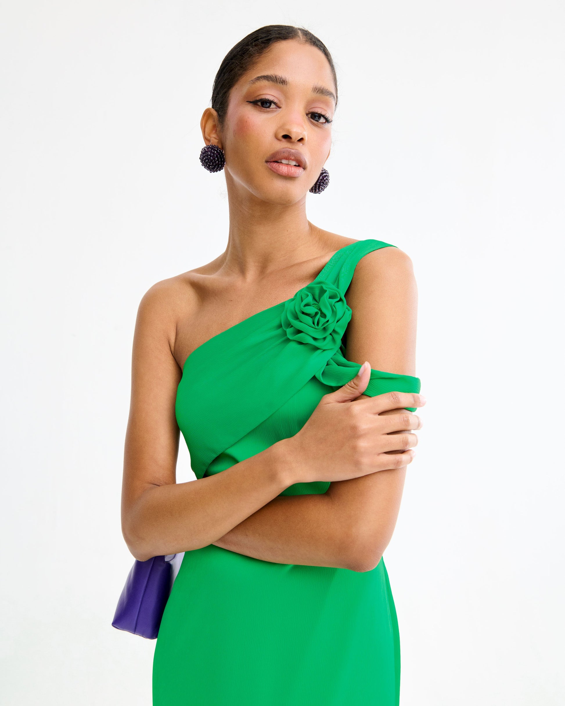 Vestido Rosae Verde de mujer - foto 2