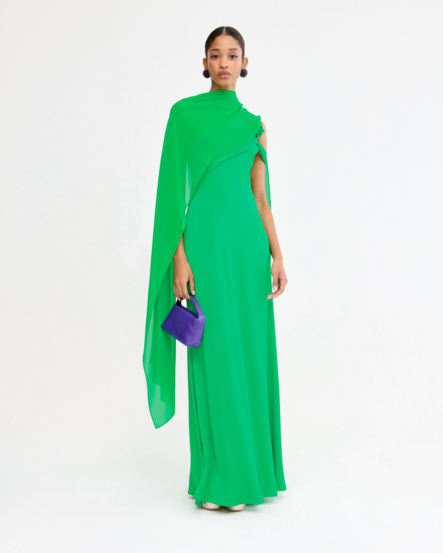 Vestido Rosae Verde de mujer - foto 9