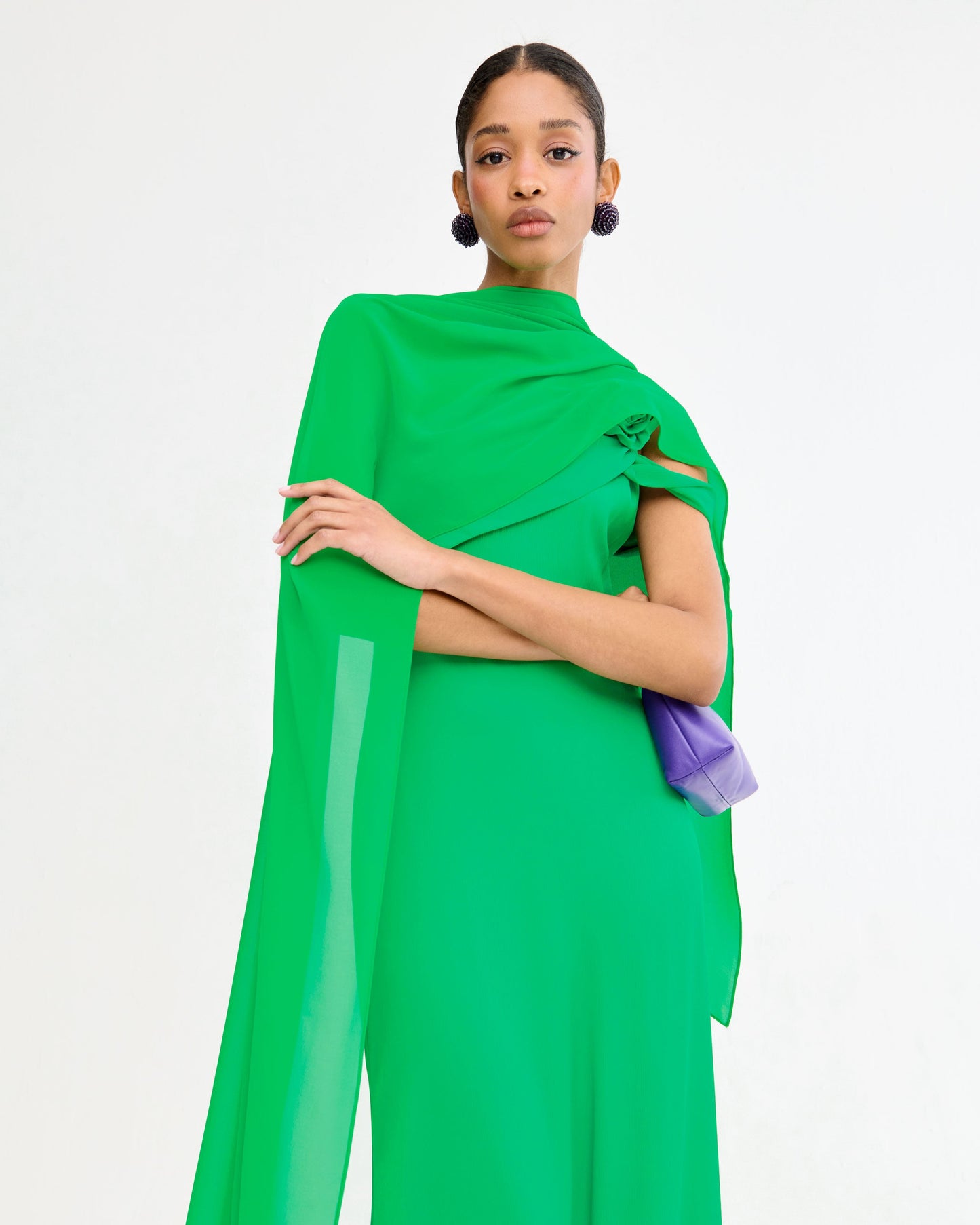 Vestido Rosae Verde de mujer - foto 5