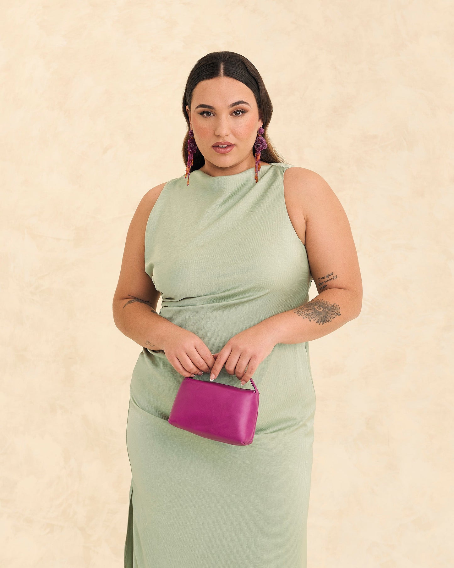 Vestido Renata Salvia de mujer - foto 6