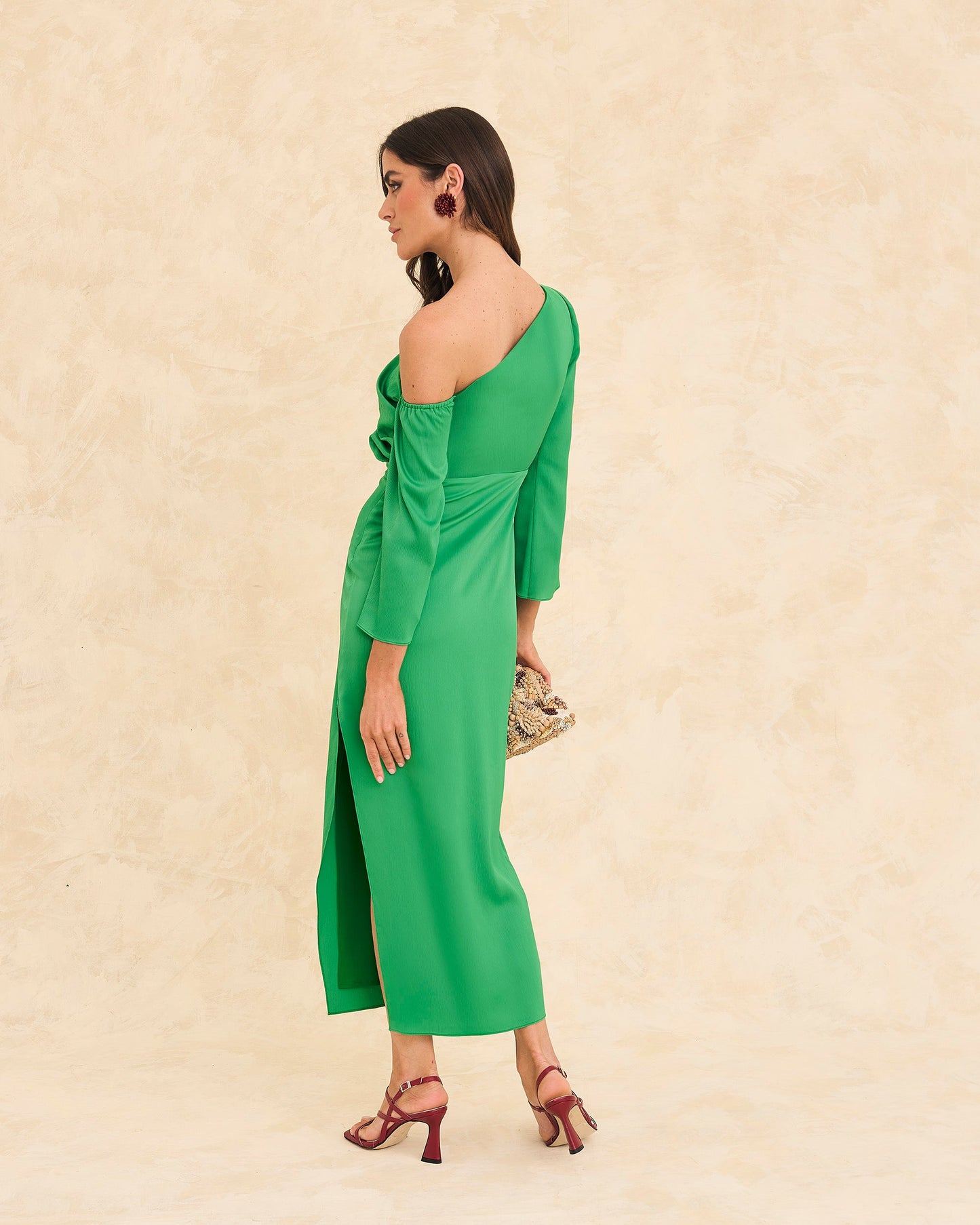 Vestido Etna Verde de mujer - foto 8