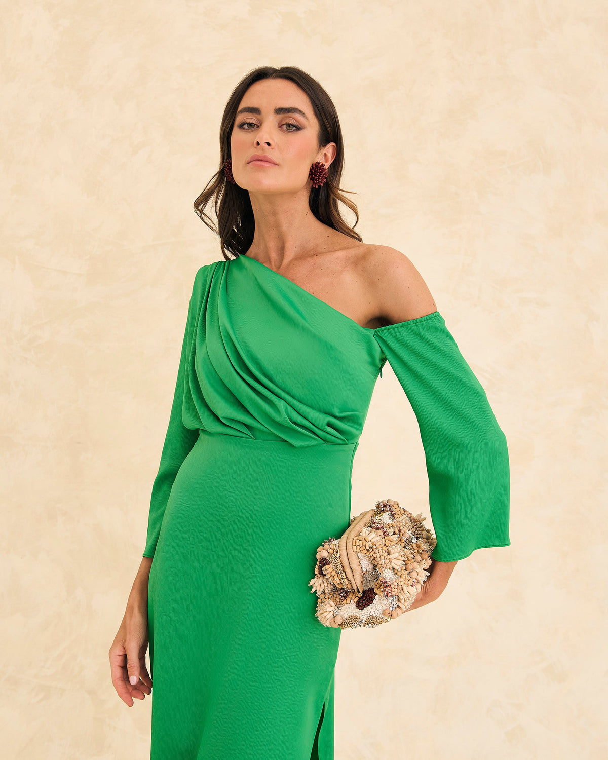 Vestido Etna Verde de mujer - foto 4