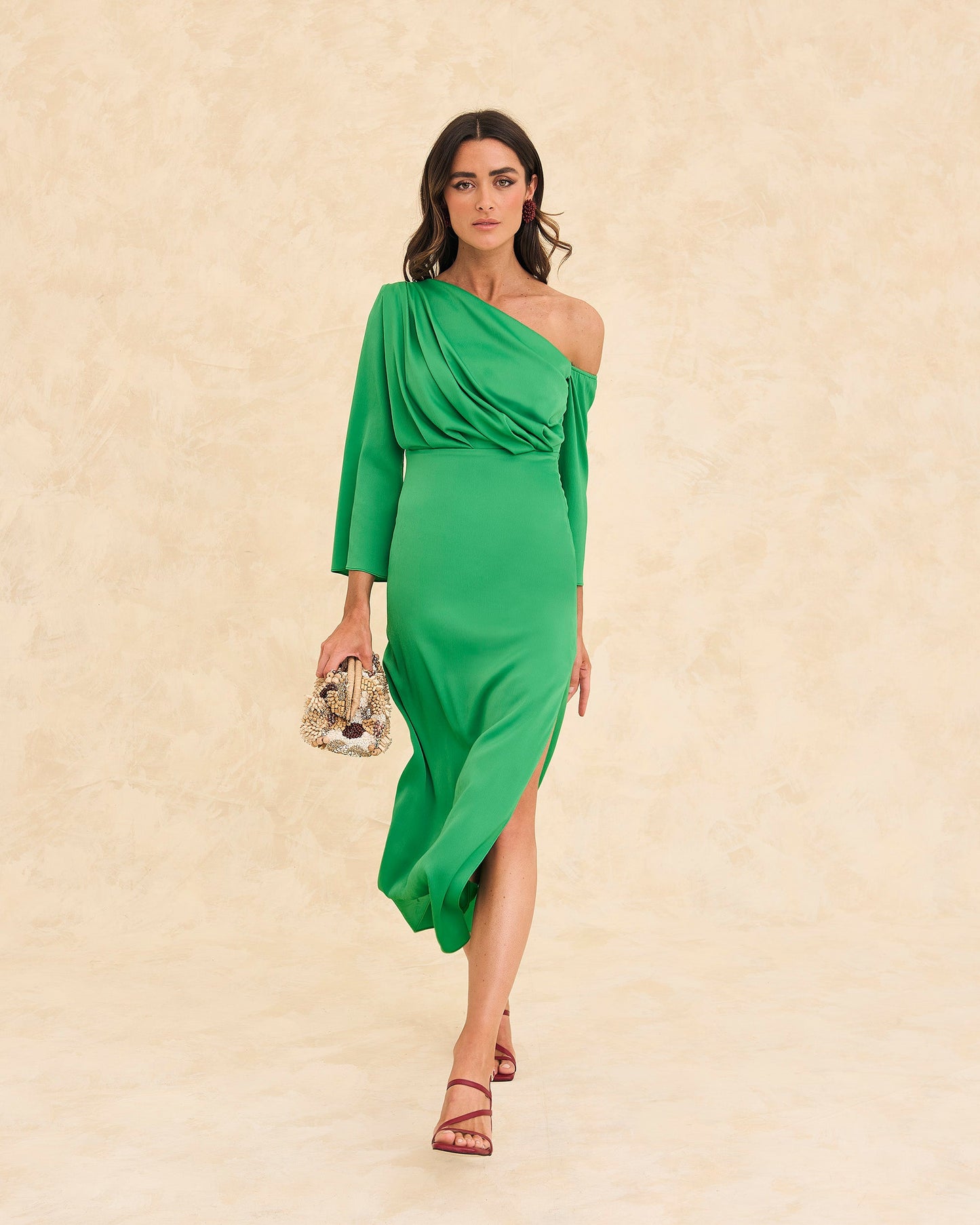 Vestido Etna Verde de mujer - foto 6