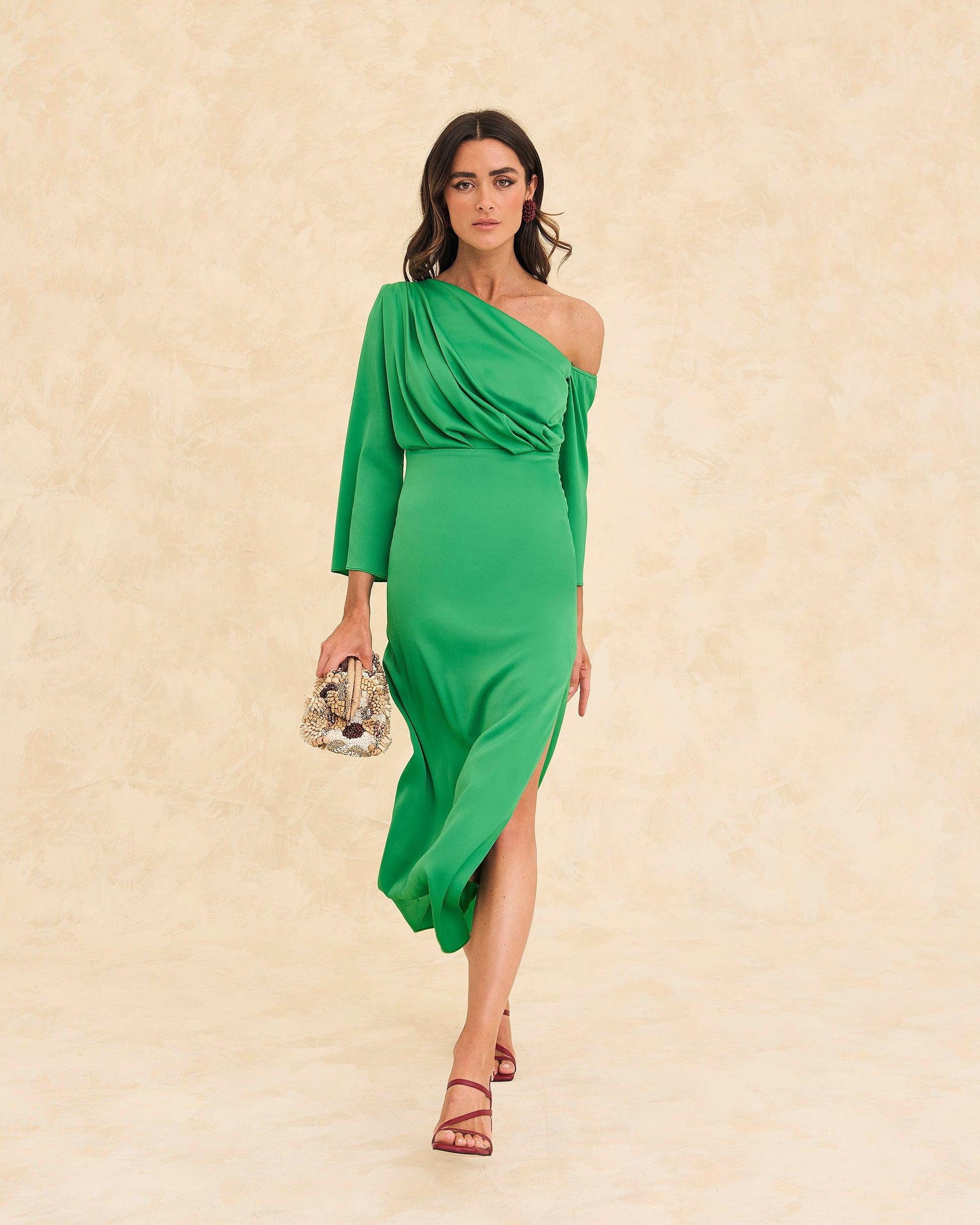 Vestido Etna Verde de mujer - foto 6